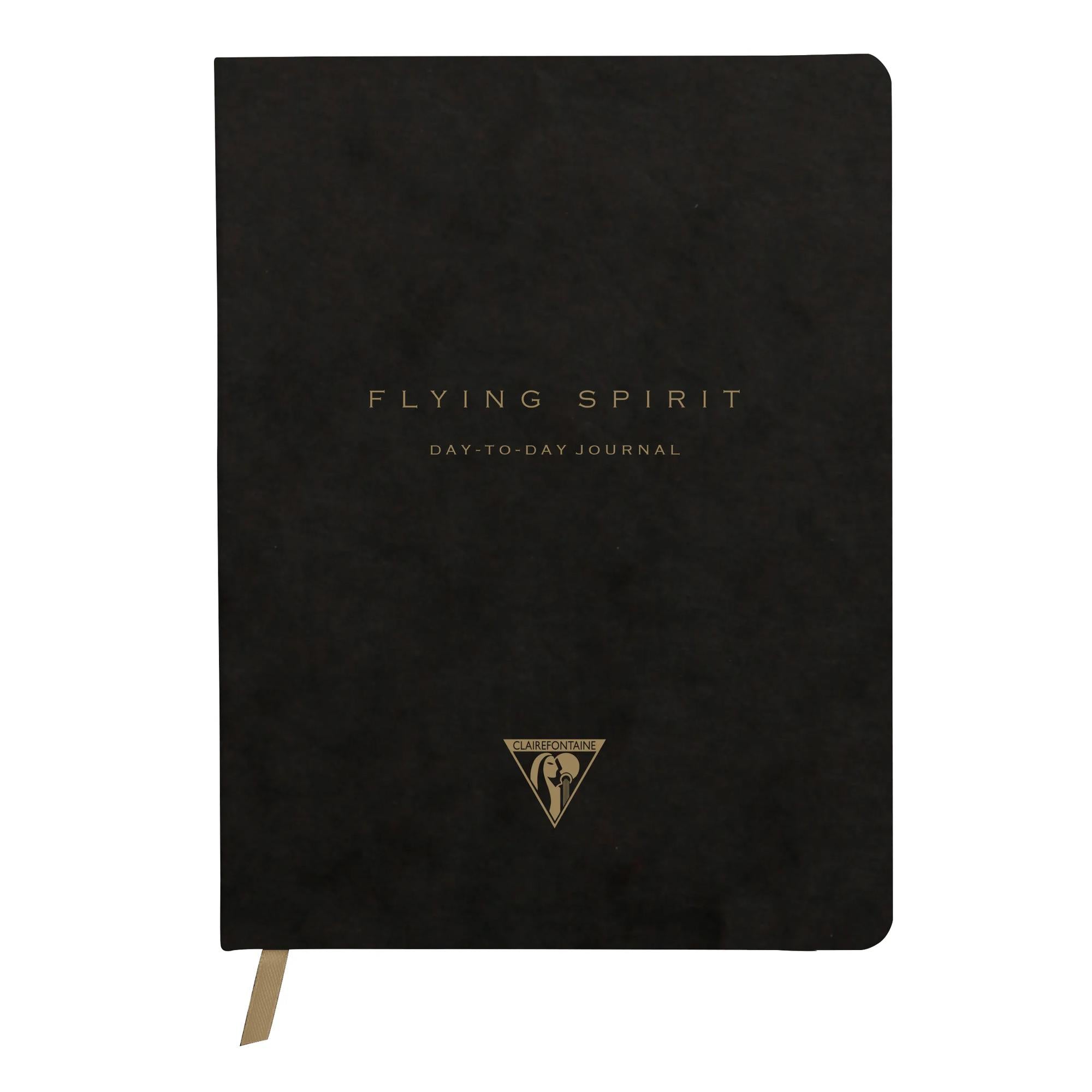 Clairefontaine Flying Spirit Day-to-Day Journal B5 Black