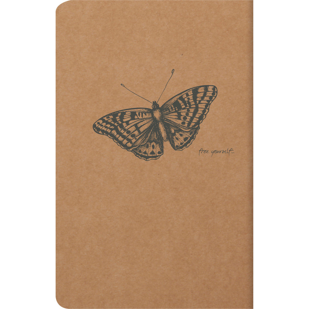 Clairefontaine Flying Spirit Cahier Notebook 11 x 17 cm Kraft (Assorted)