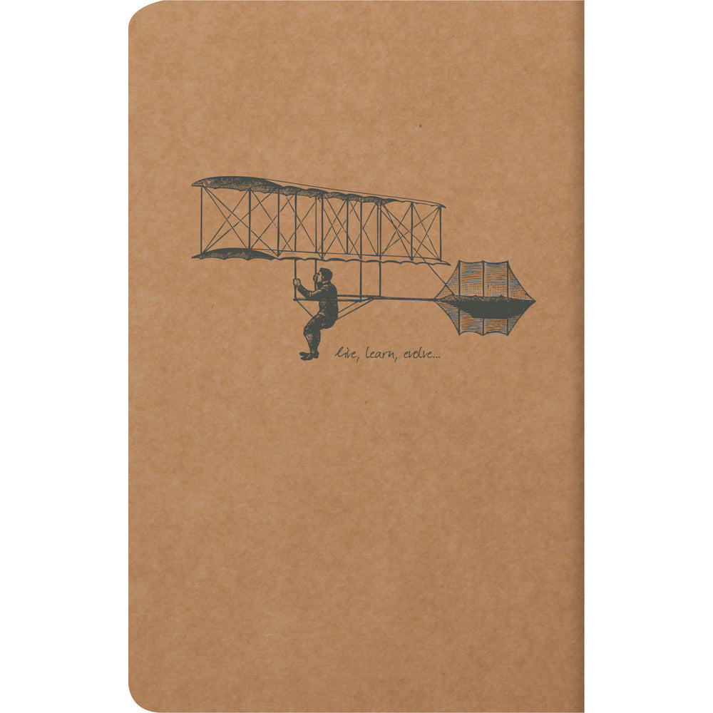Clairefontaine Flying Spirit Cahier Notebook 11 x 17 cm Kraft (Assorted)