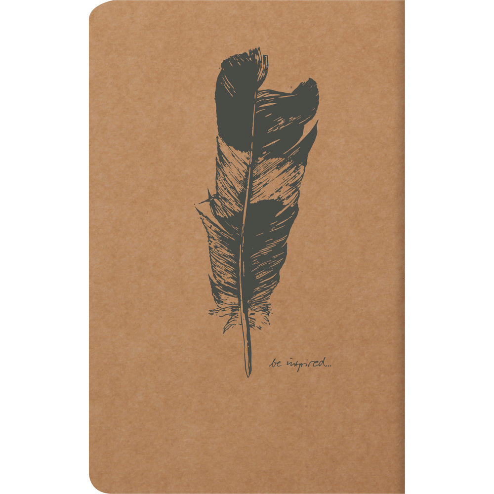 Clairefontaine Flying Spirit Cahier Notebook 11 x 17 cm Kraft (Assorted)