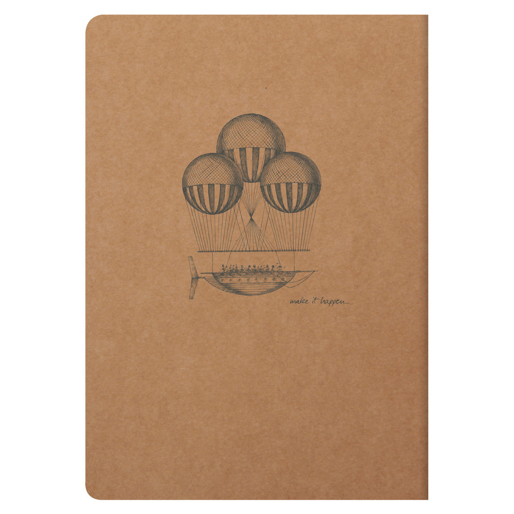 Clairefontaine Flying Spirit Cahier Notebook A5 Kraft (Assorted)