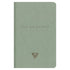 Clairefontaine Flying Spirit Cahier Notebook A6+ Lined Eucalyptus Green (5 Rear Cover Designs)