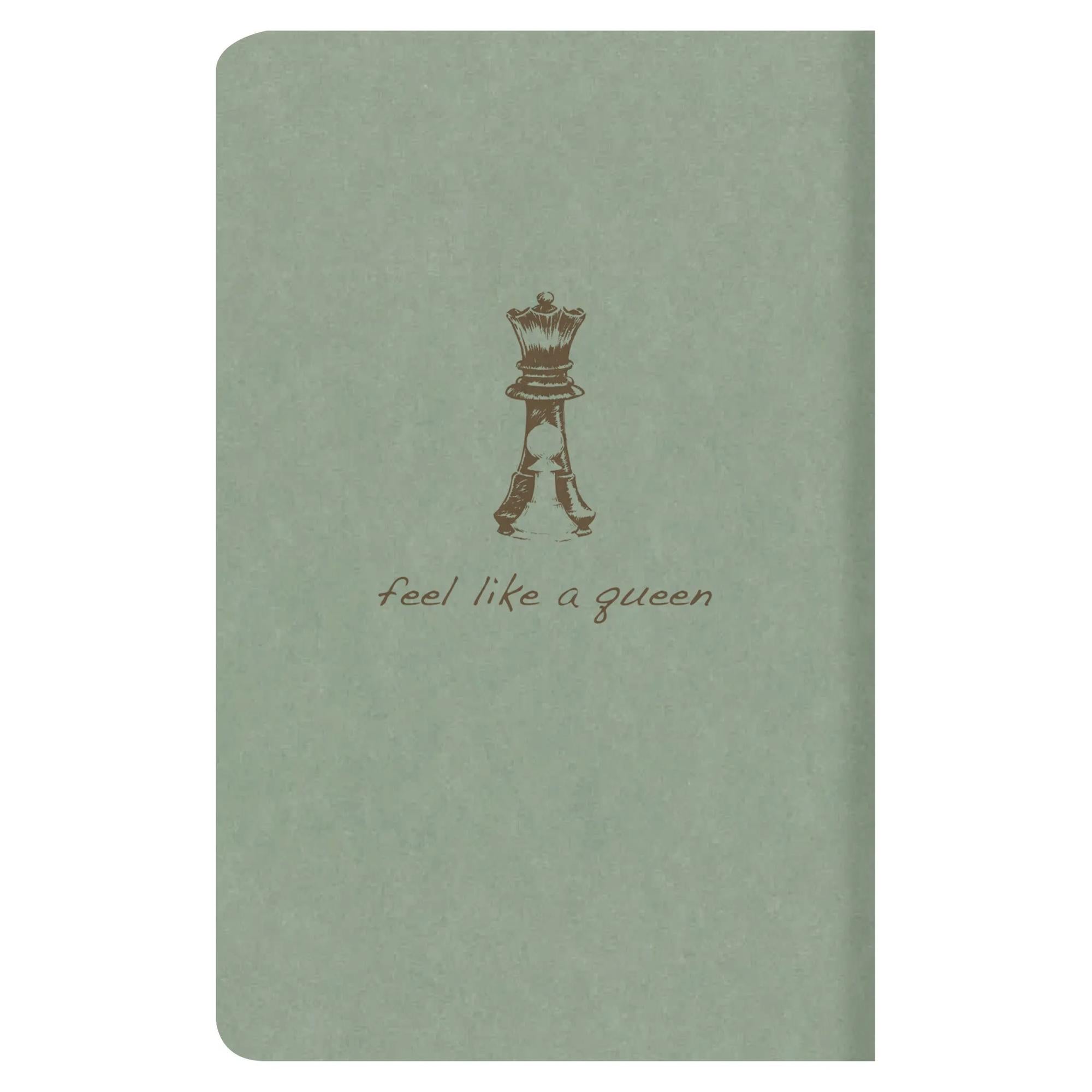 Clairefontaine Flying Spirit Cahier Notebook A6+ Lined Eucalyptus Green (5 Rear Cover Designs)