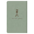 Clairefontaine Flying Spirit Cahier Notebook A6+ Lined Eucalyptus Green (5 Rear Cover Designs)