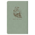 Clairefontaine Flying Spirit Cahier Notebook A6+ Lined Eucalyptus Green (5 Rear Cover Designs)