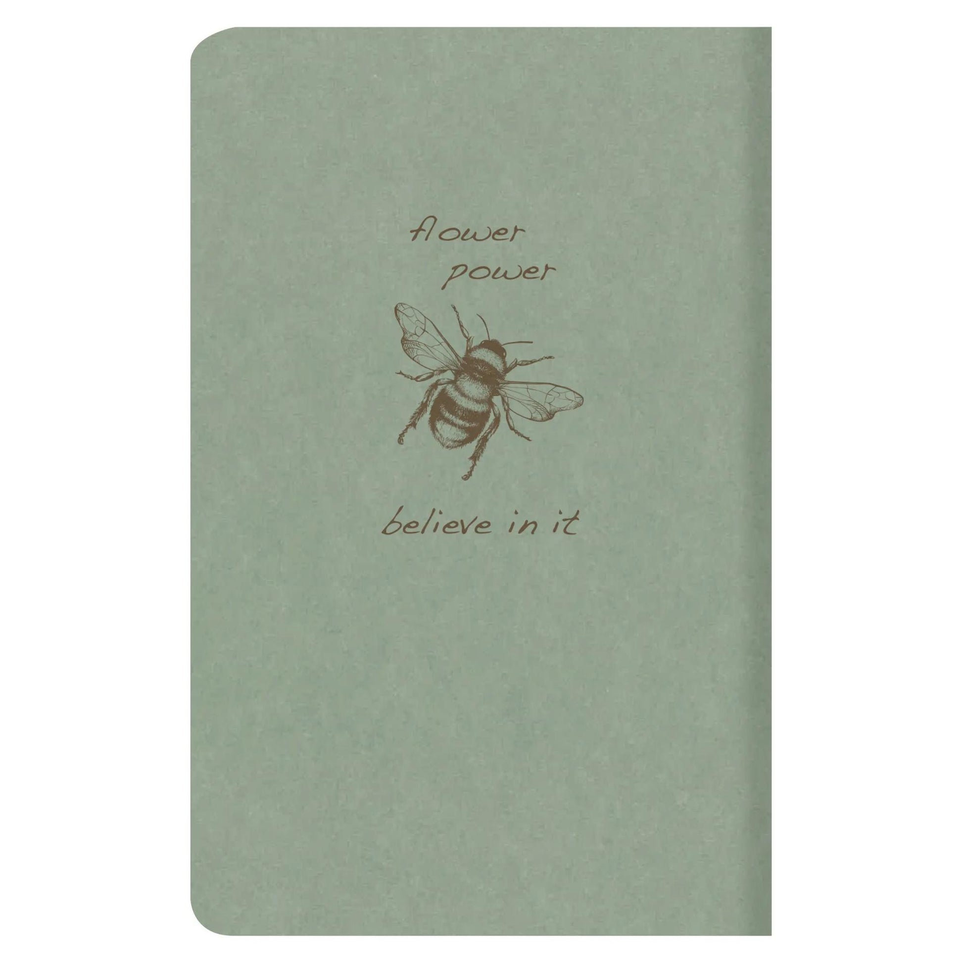 Clairefontaine Flying Spirit Cahier Notebook A6+ Lined Eucalyptus Green (5 Rear Cover Designs)