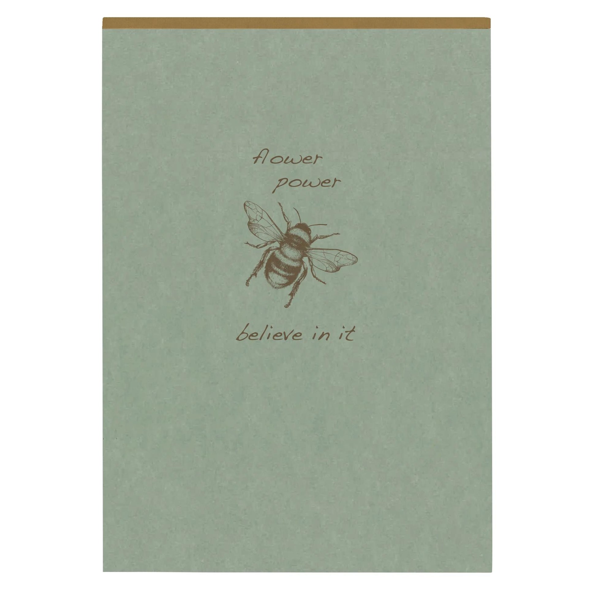 Clairefontaine Flying Spirit Notepad A5 Lined Eucalyptus Green