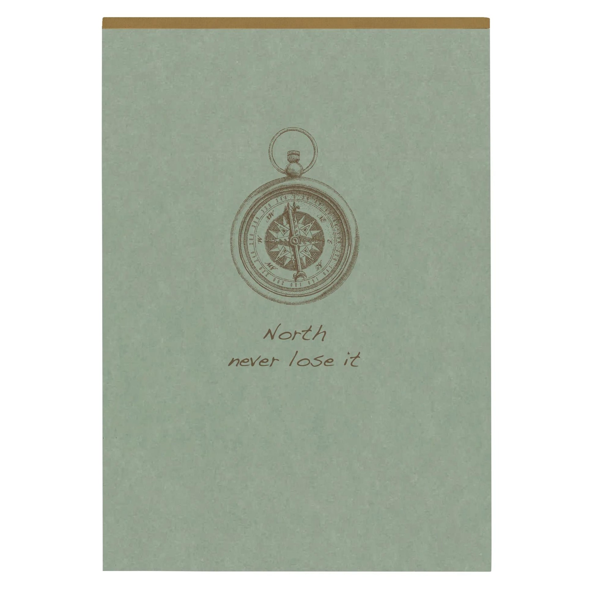 Clairefontaine Flying Spirit Notepad A5 Lined Eucalyptus Green