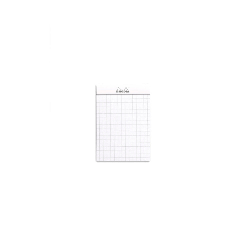 Rhodia No. 11 Top Stapled Notepad A7 Grid White
