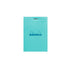 Rhodia No. 11 Top Stapled Notepad A7 Grid Azure Blue