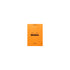 Rhodia No. 11 Top Stapled Notepad A7 Lined Orange