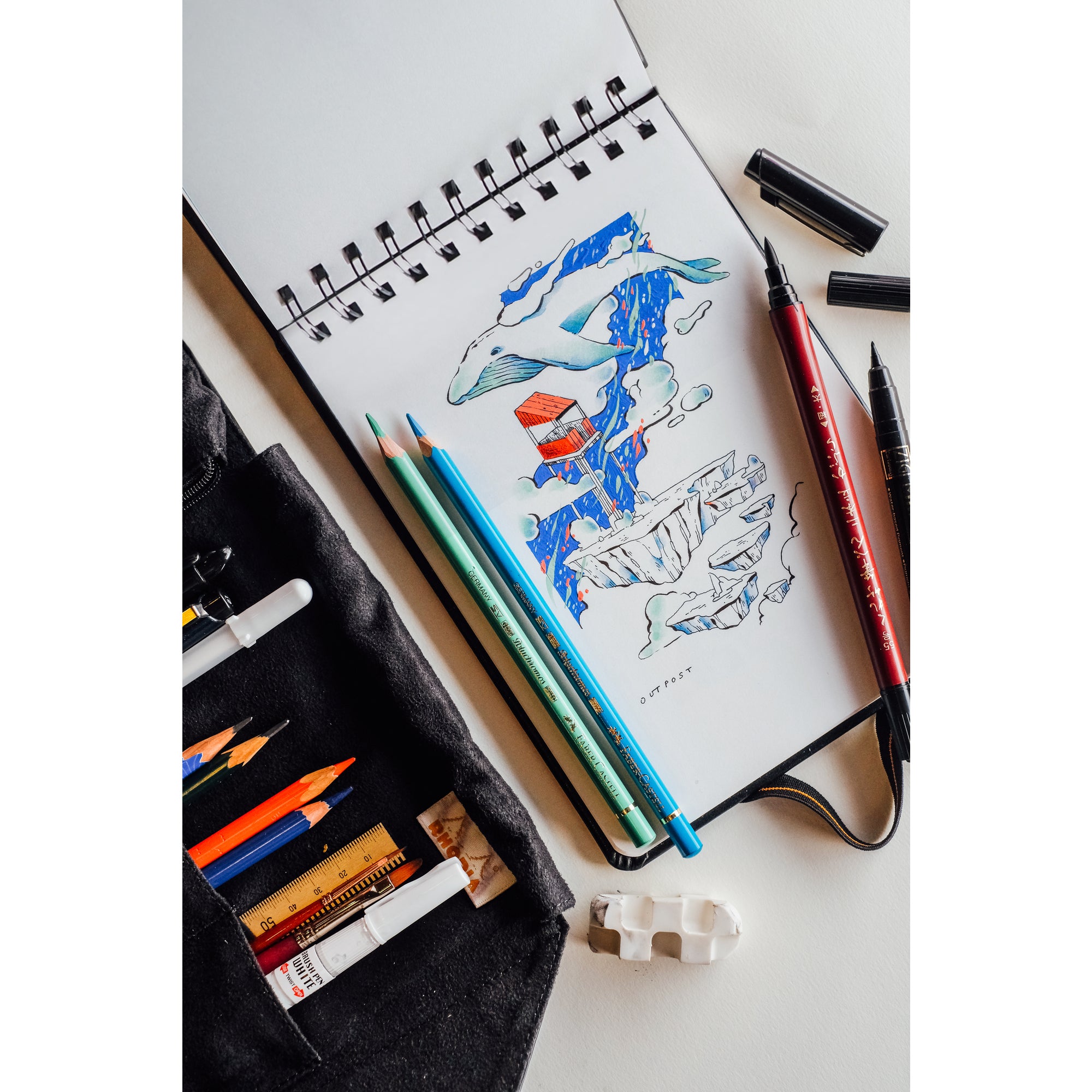 Rhodia Touch Wirebound Mixed Media Artbook A4 Landscape