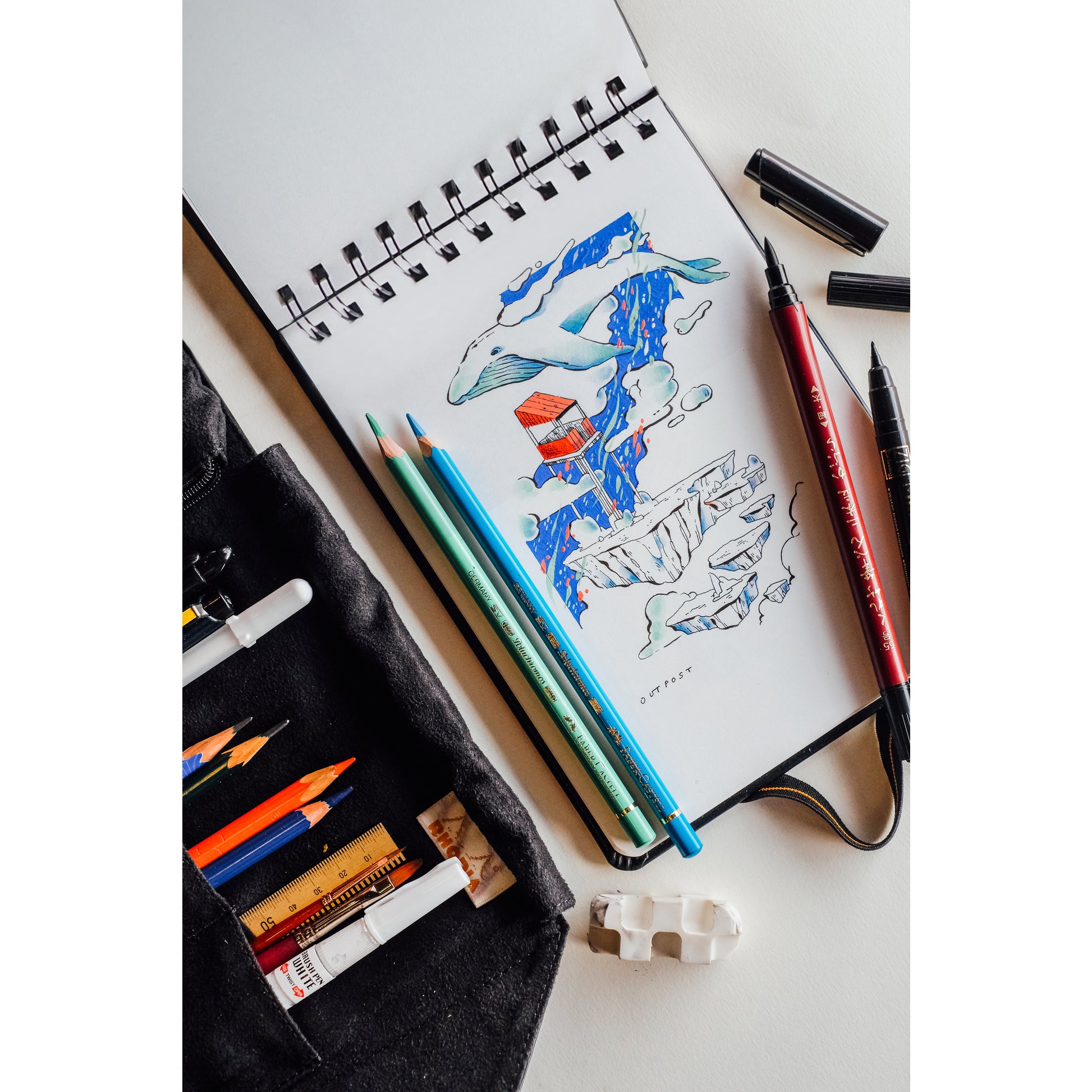 Rhodia Touch Wirebound Mixed Media Artbook 21 x 21 cm