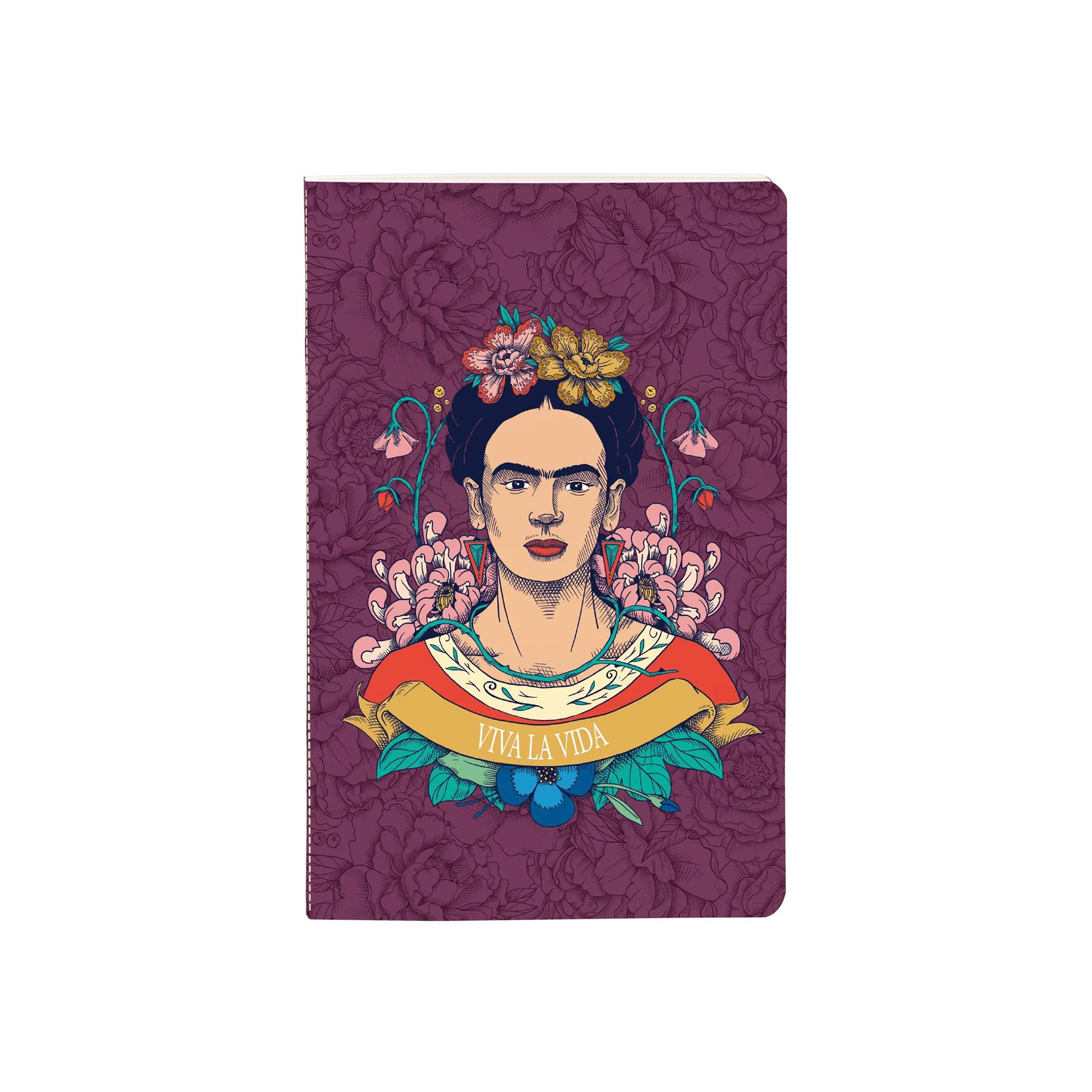Clairefontaine Frida Kahlo Stitched Notebook Pocket Lined (4 Cover Designs)