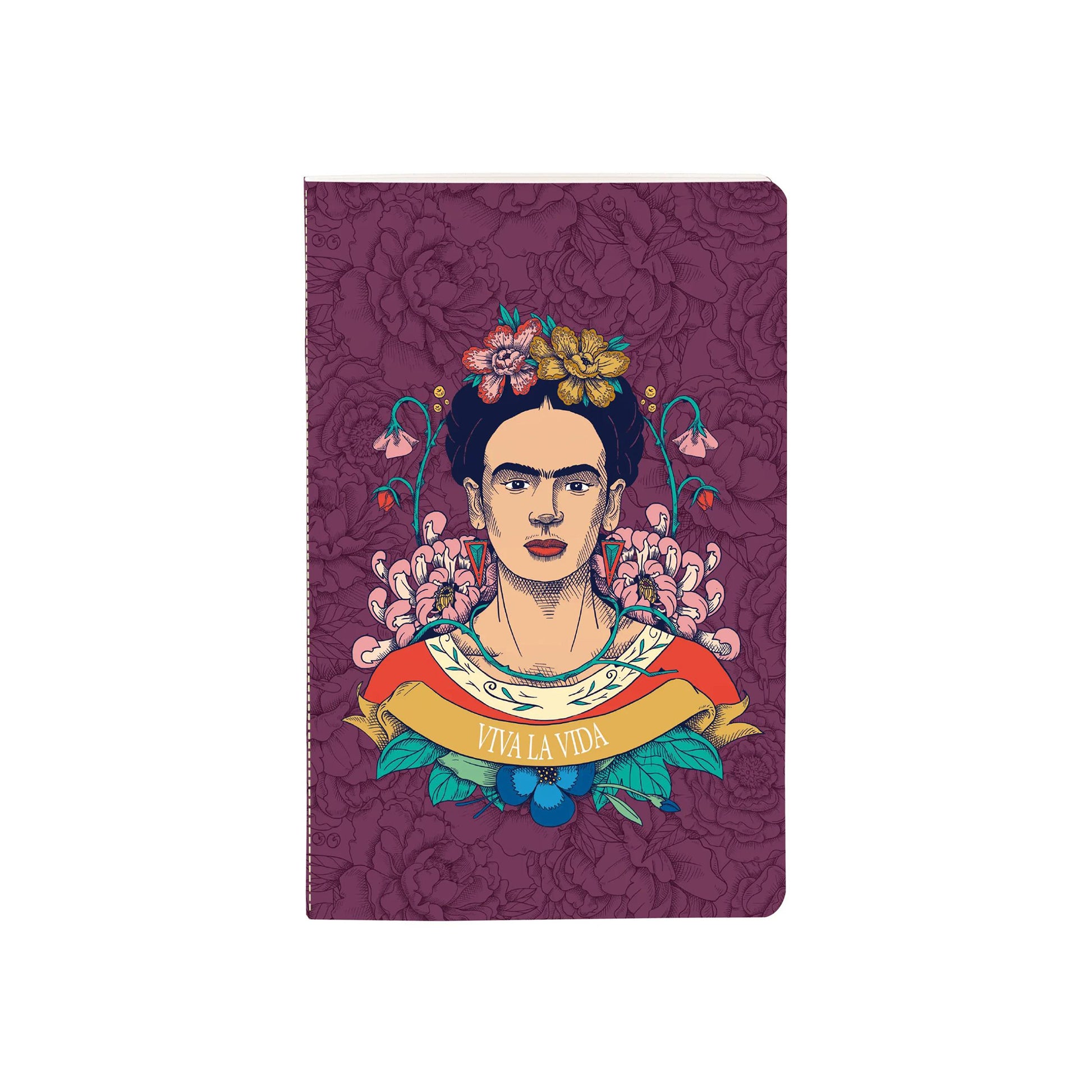 Clairefontaine Frida Kahlo Stitched Notebook Pocket Lined (4 Cover Designs)