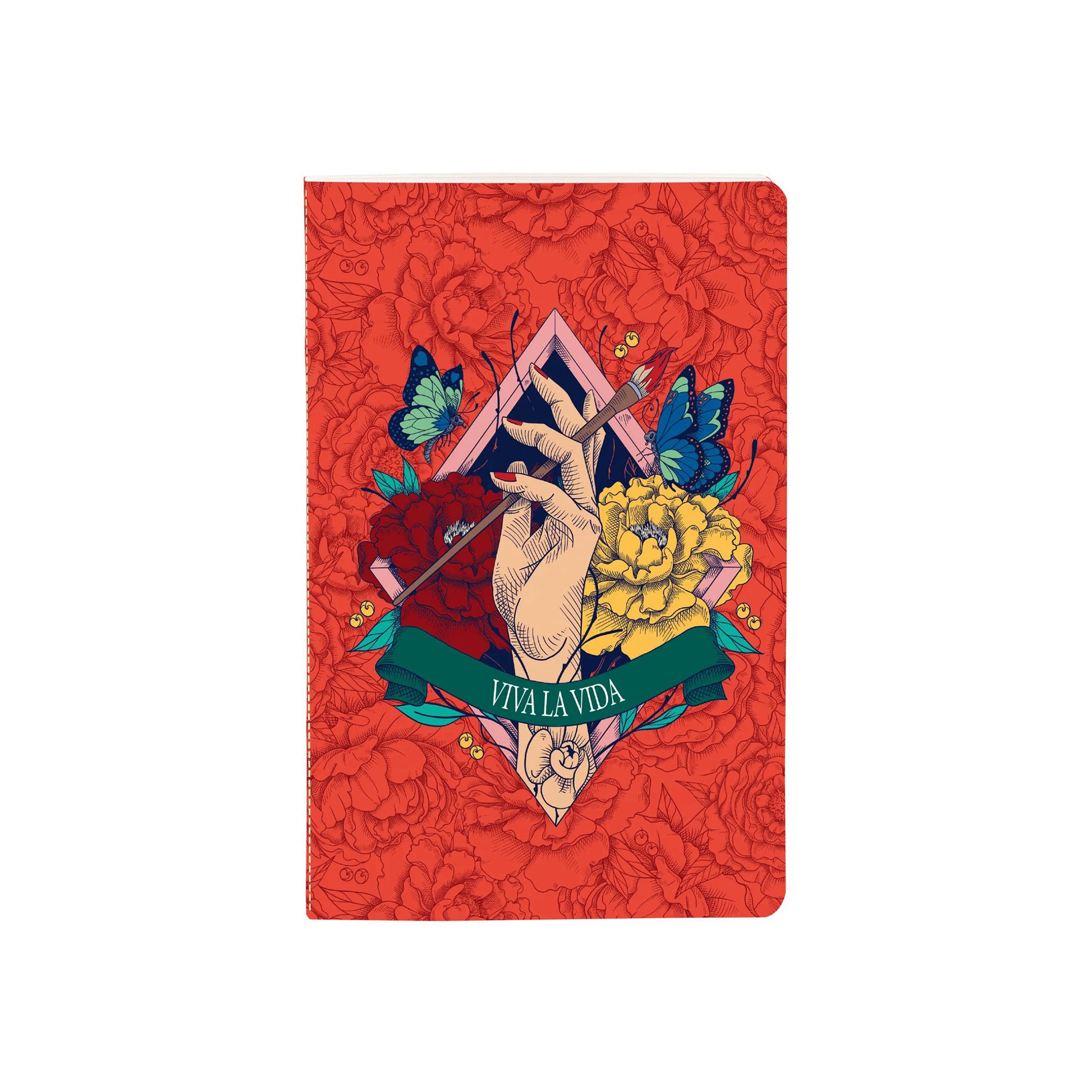 Clairefontaine Frida Kahlo Stitched Notebook Pocket Lined (4 Cover Designs)