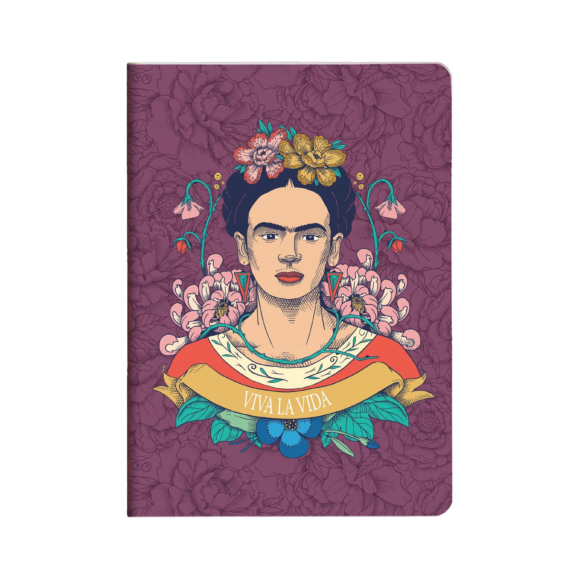 Clairefontaine Frida Kahlo Stitched Notebook A5 Lined (3 Cover Designs)