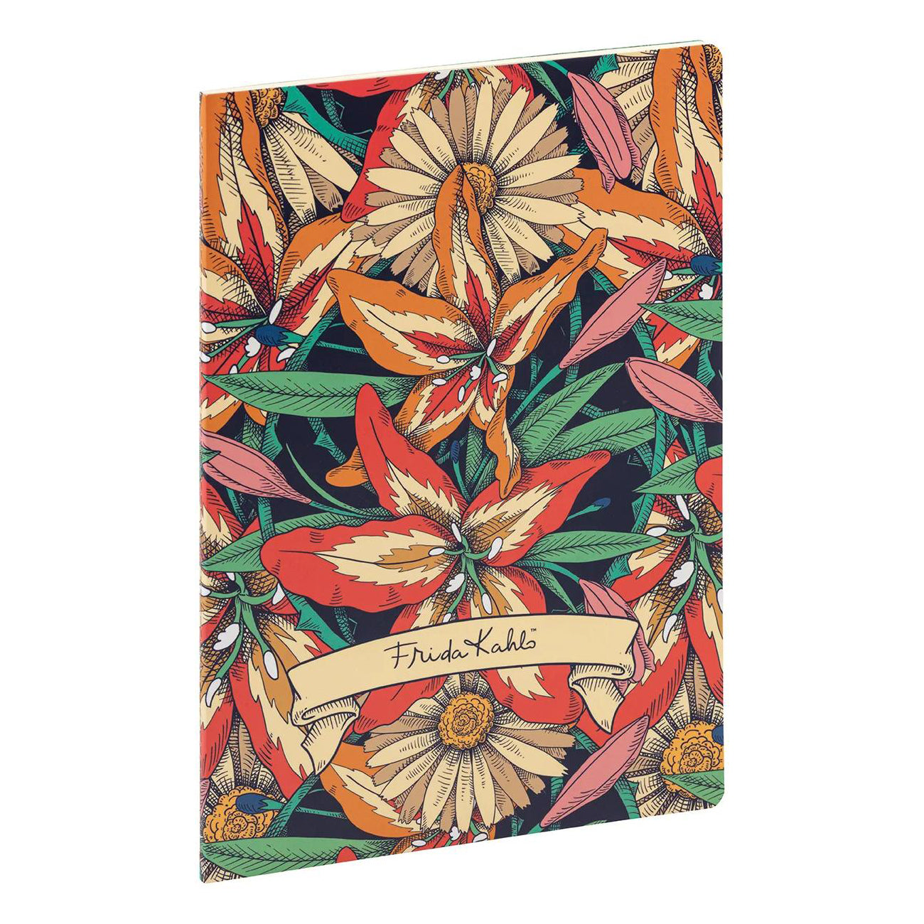 Clairefontaine x Frida Kahlo Stitched Notebook A4 Lined (2 Cover Designs)