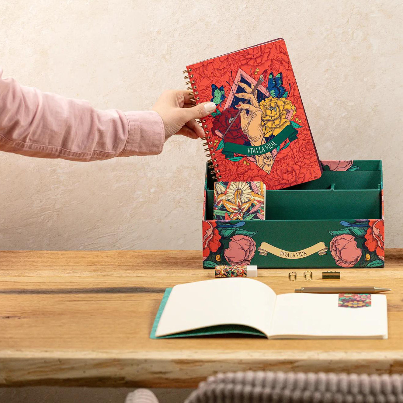 Clairefontaine x Frida Kahlo Wirebound Notebook A5 Lined (4 Cover Designs)