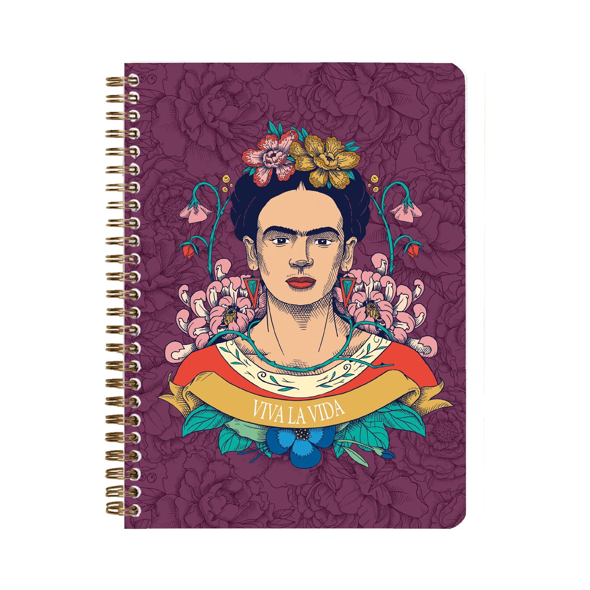 Clairefontaine Frida Kahlo Wirebound Notebook A5 Lined (4 Cover Designs)