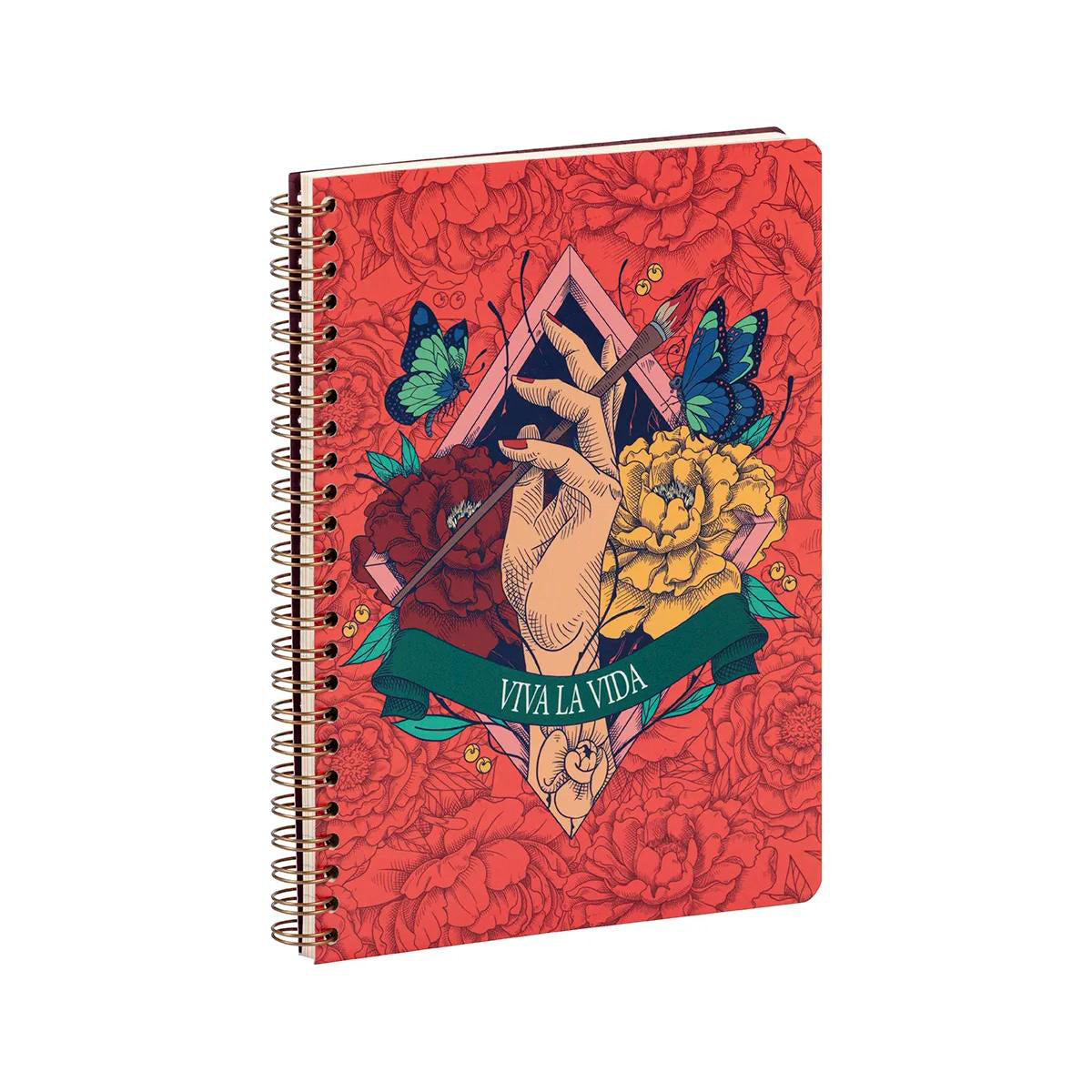 Clairefontaine Frida Kahlo Wirebound Notebook A5 Lined (4 Cover Designs)