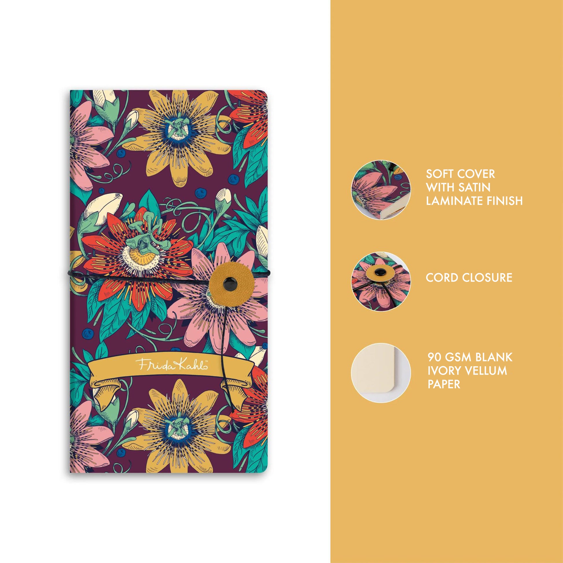 Clairefontaine x Frida Kahlo Slim Notebook Blank (4 Cover Designs)
