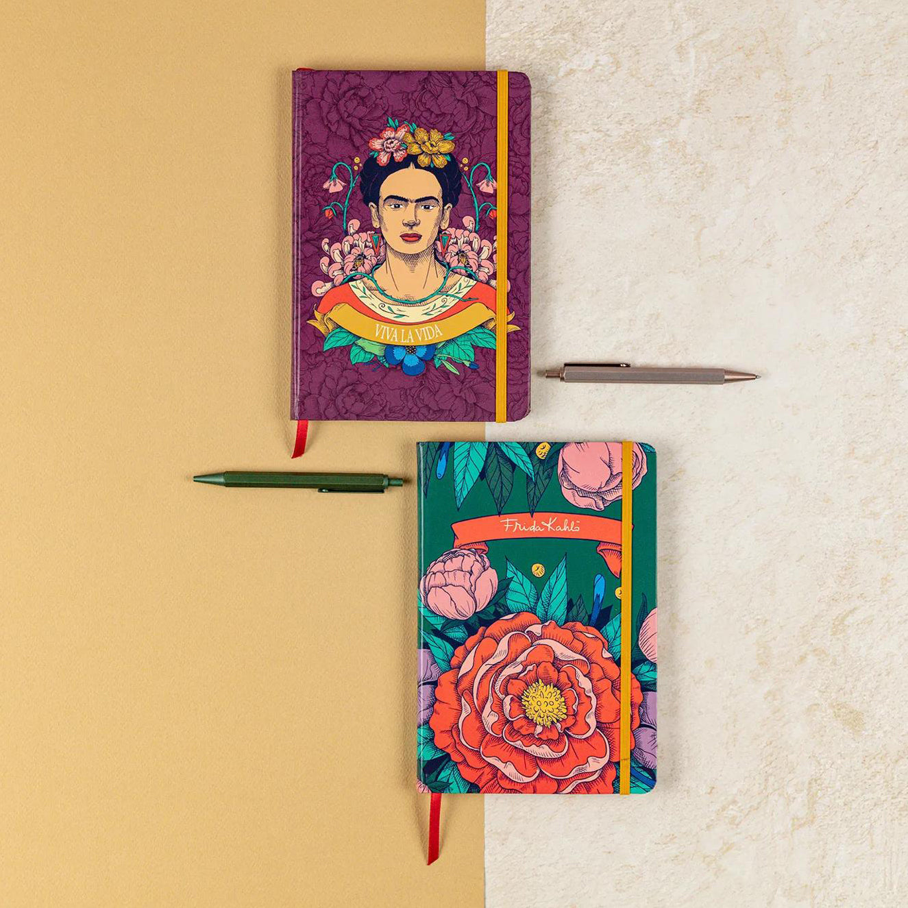 Clairefontaine x Frida Kahlo Hardcover Notebook A5 Lined (4 Cover Designs)