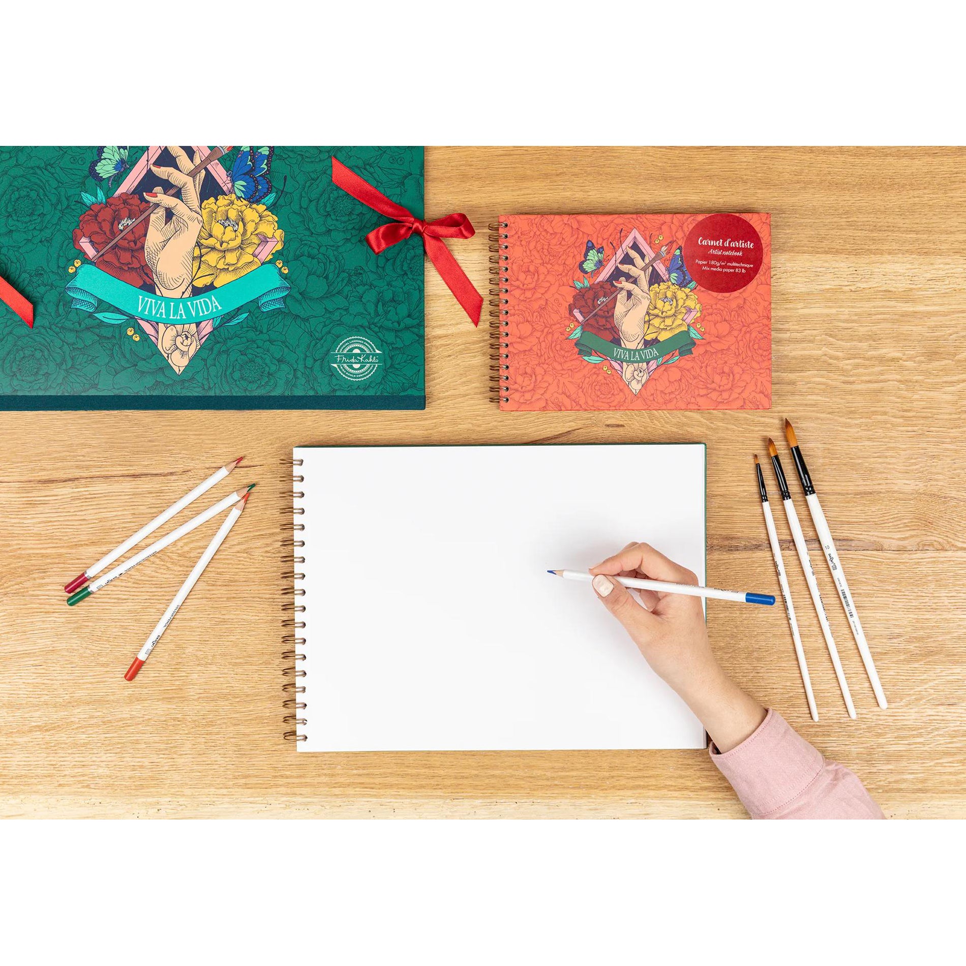 Clairefontaine x Frida Kahlo Artist Notebook A5 Landscape