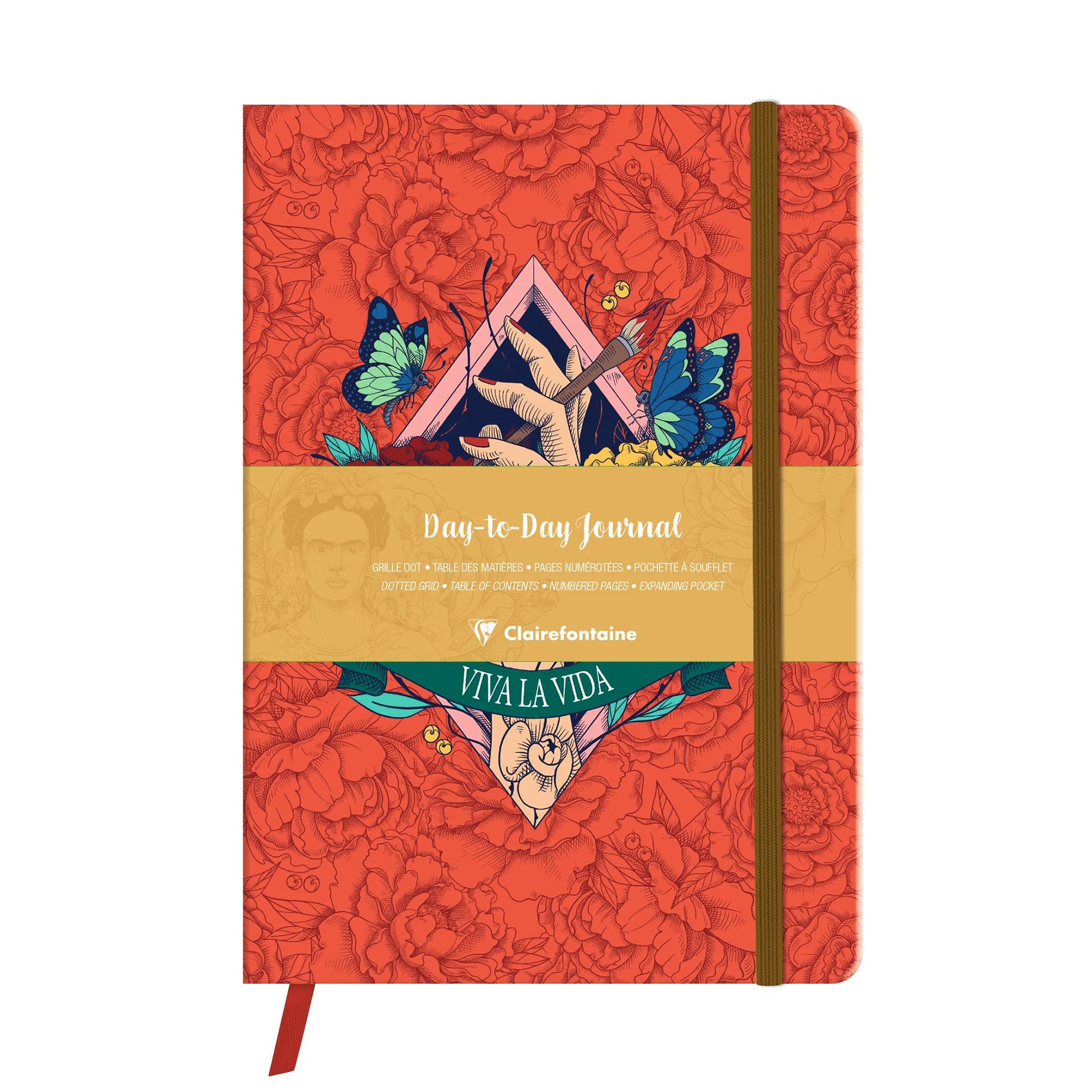 Clairefontaine Frida Kahlo Day-To-Day Journal B5