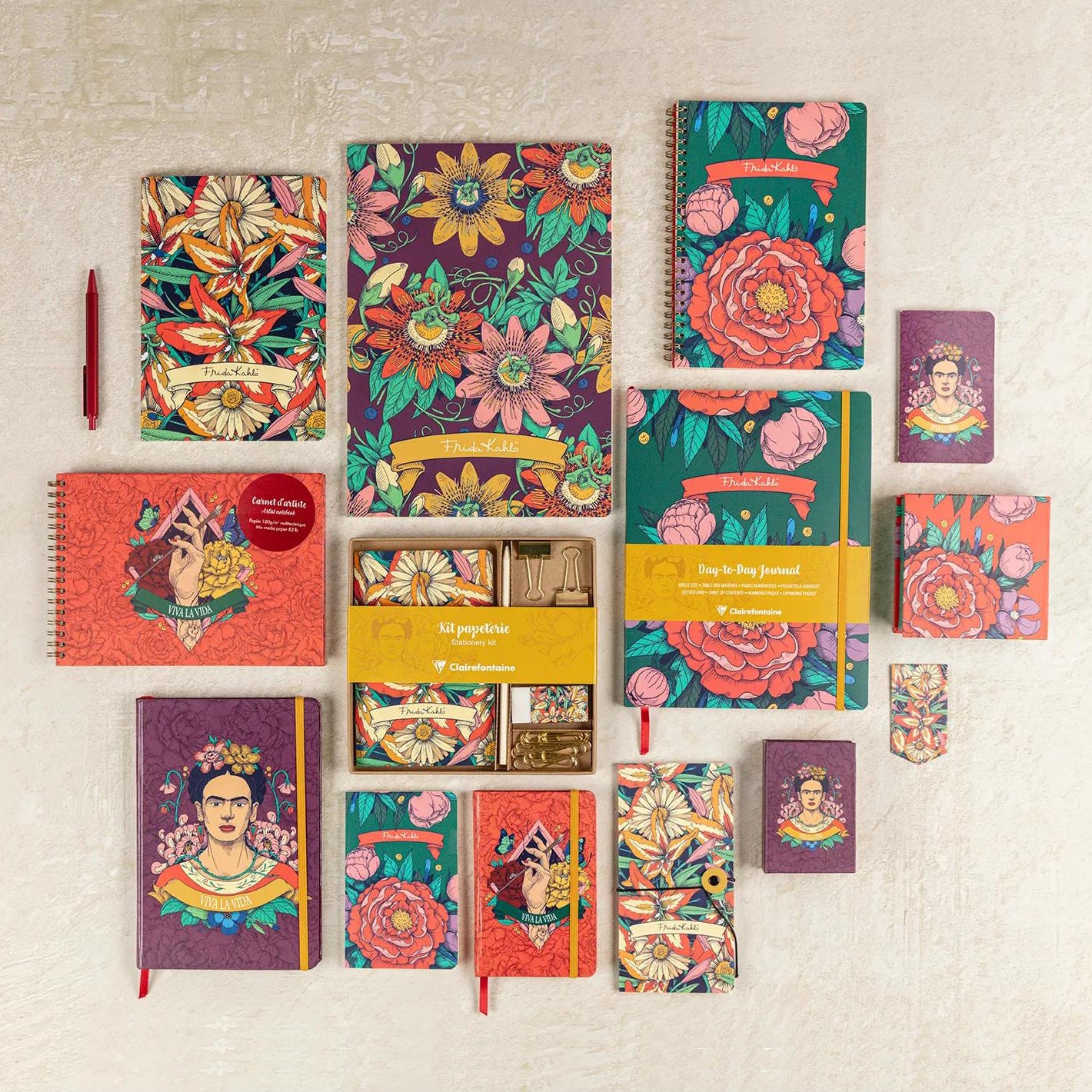 Clairefontaine Frida Kahlo Day-To-Day Journal B5