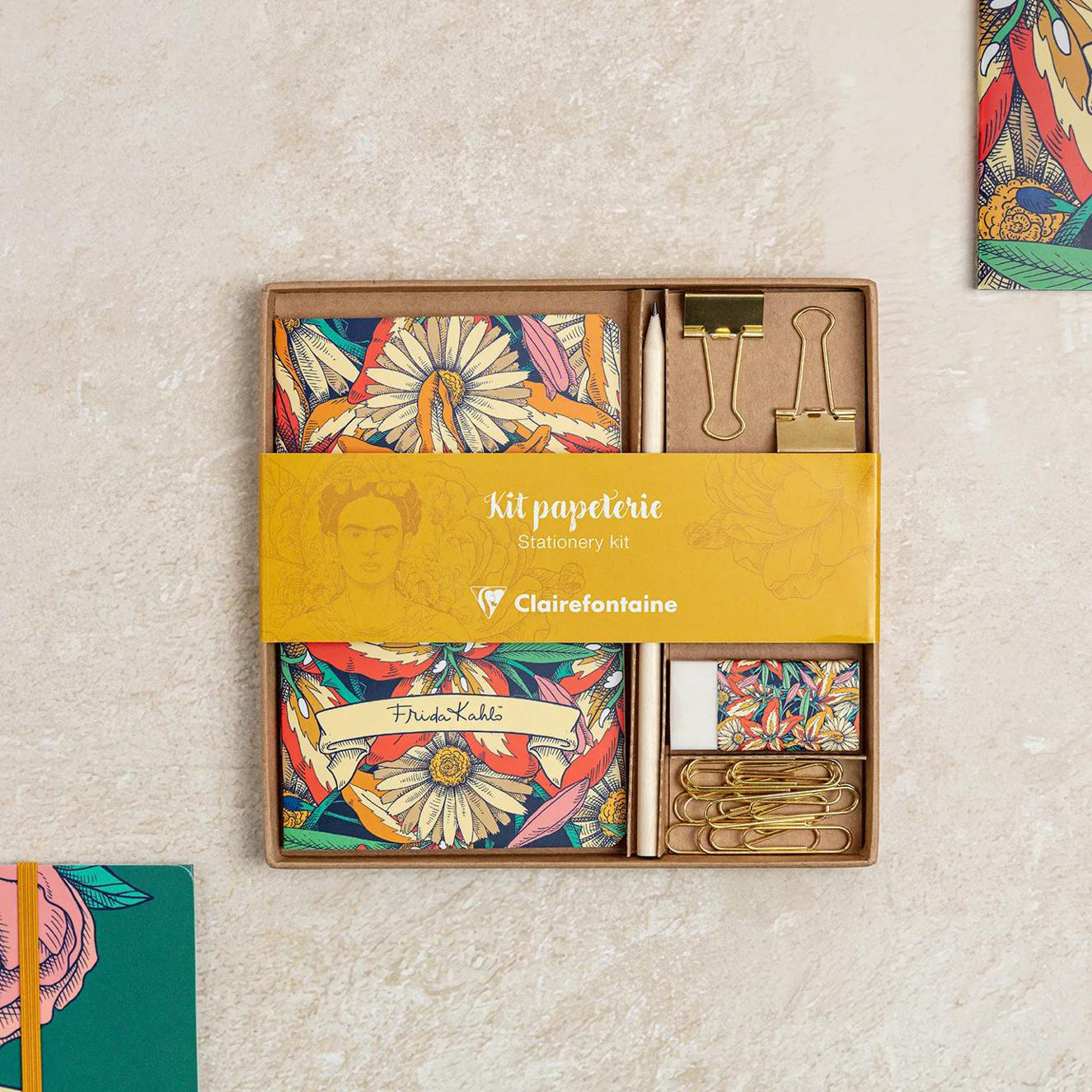 Clairefontaine x Frida Kahlo Stationery Kit