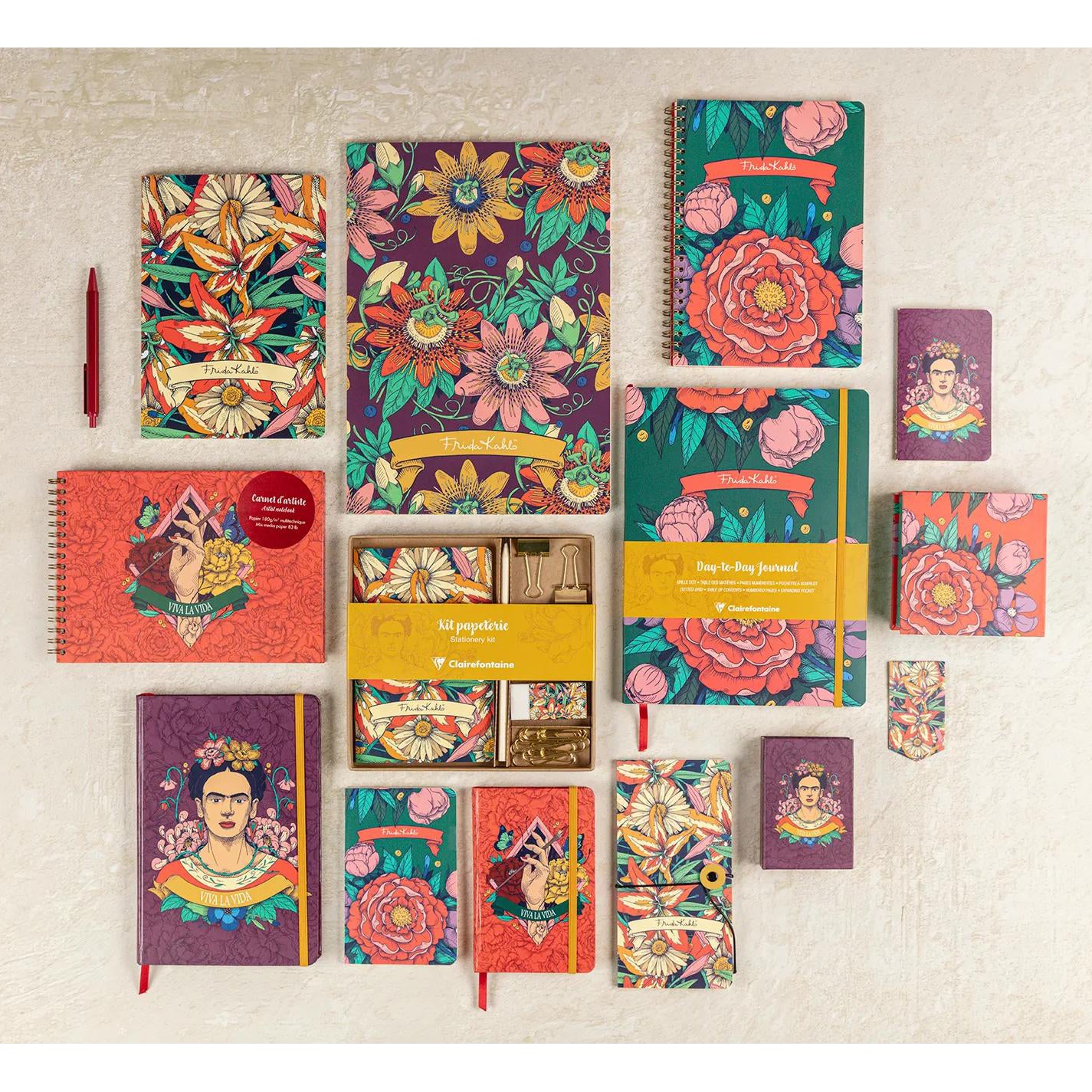Clairefontaine x Frida Kahlo Stationery Kit