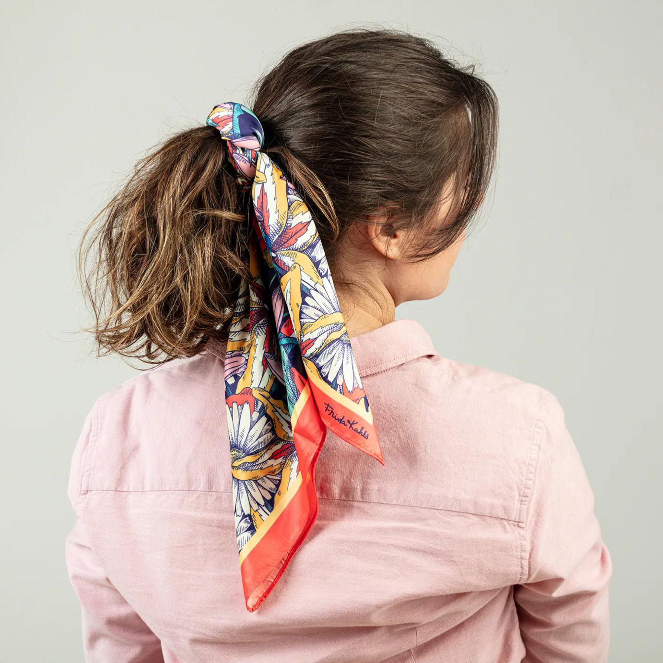 Frida Kahlo Satin Scarf