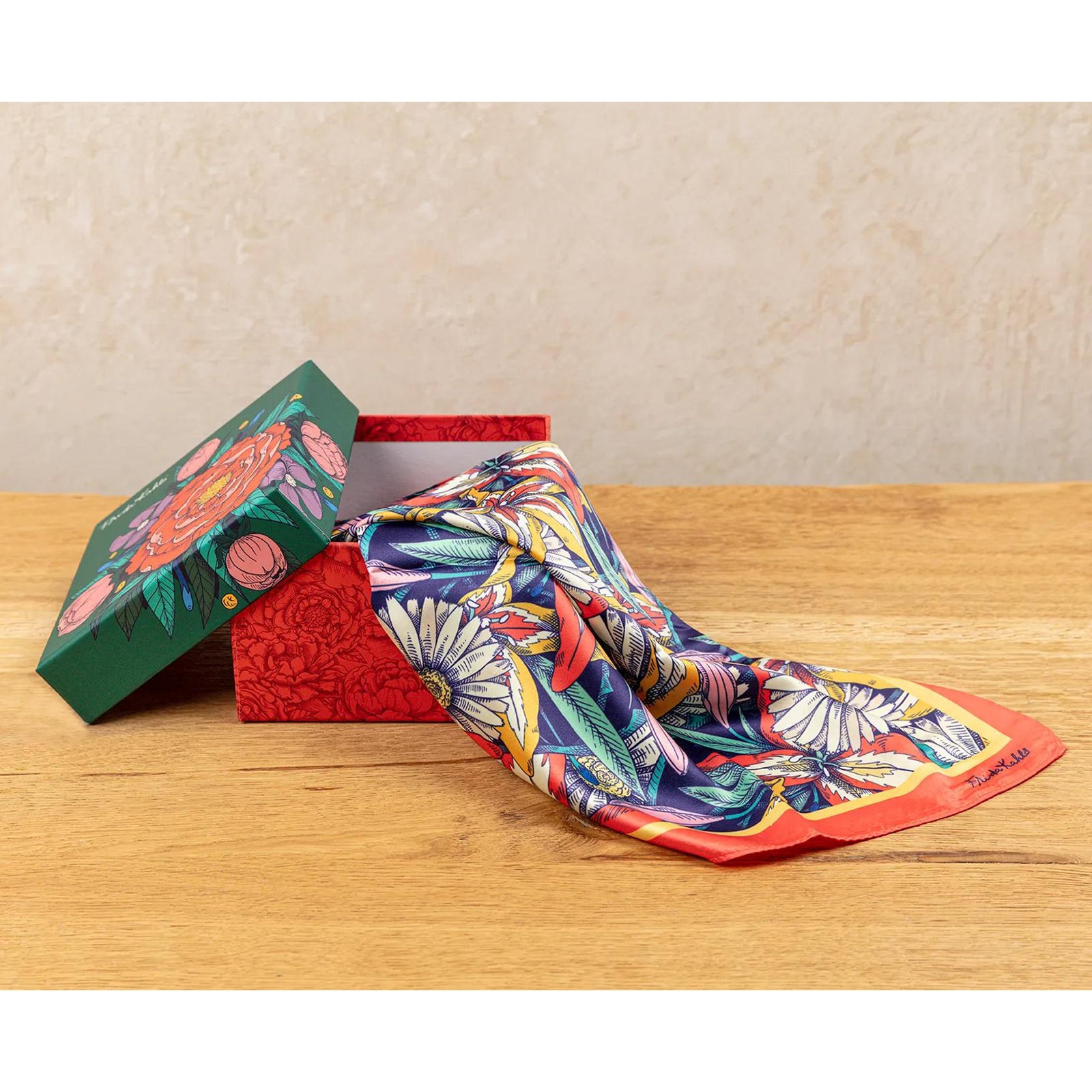 Frida Kahlo Satin Scarf