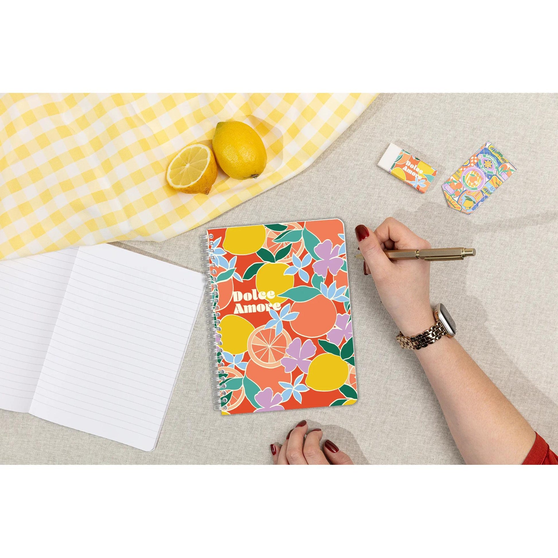 Clairefontaine Dolce Amore Wirebound Notebook A5 Lined (4 Cover Designs)