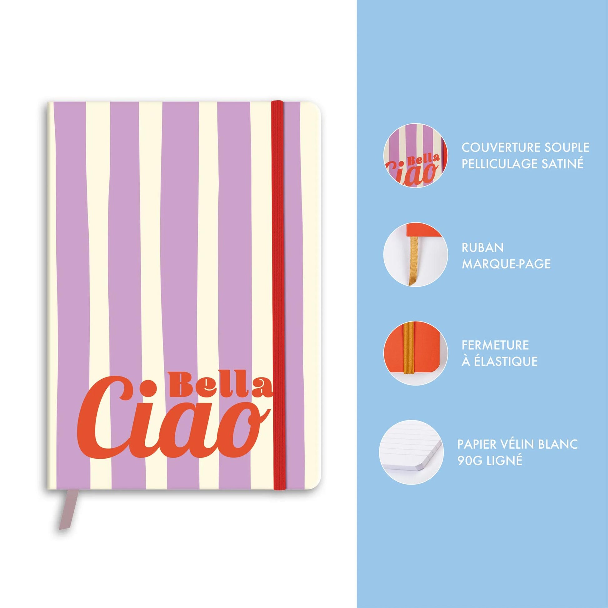 Clairefontaine Dolce Amore Softcover Notebook A5 Lined