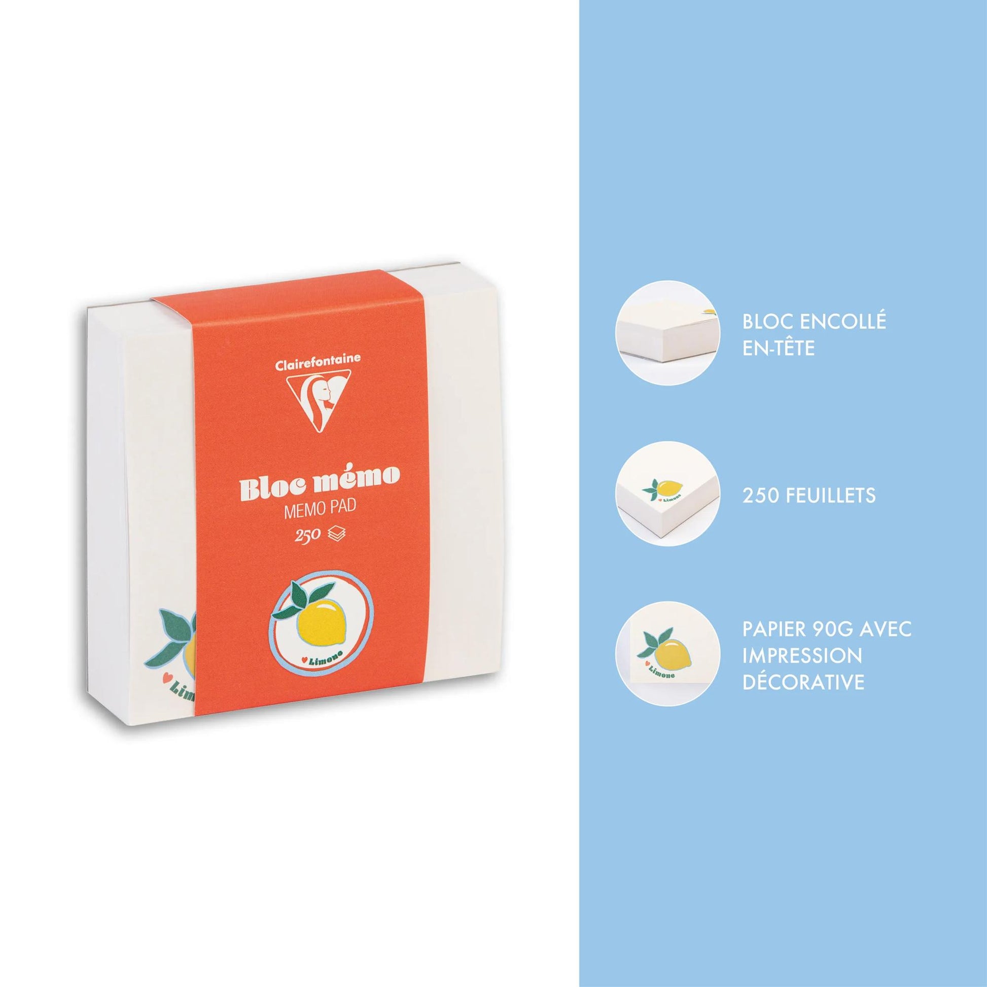 Clairefontaine Dolce Amore Memo Pad