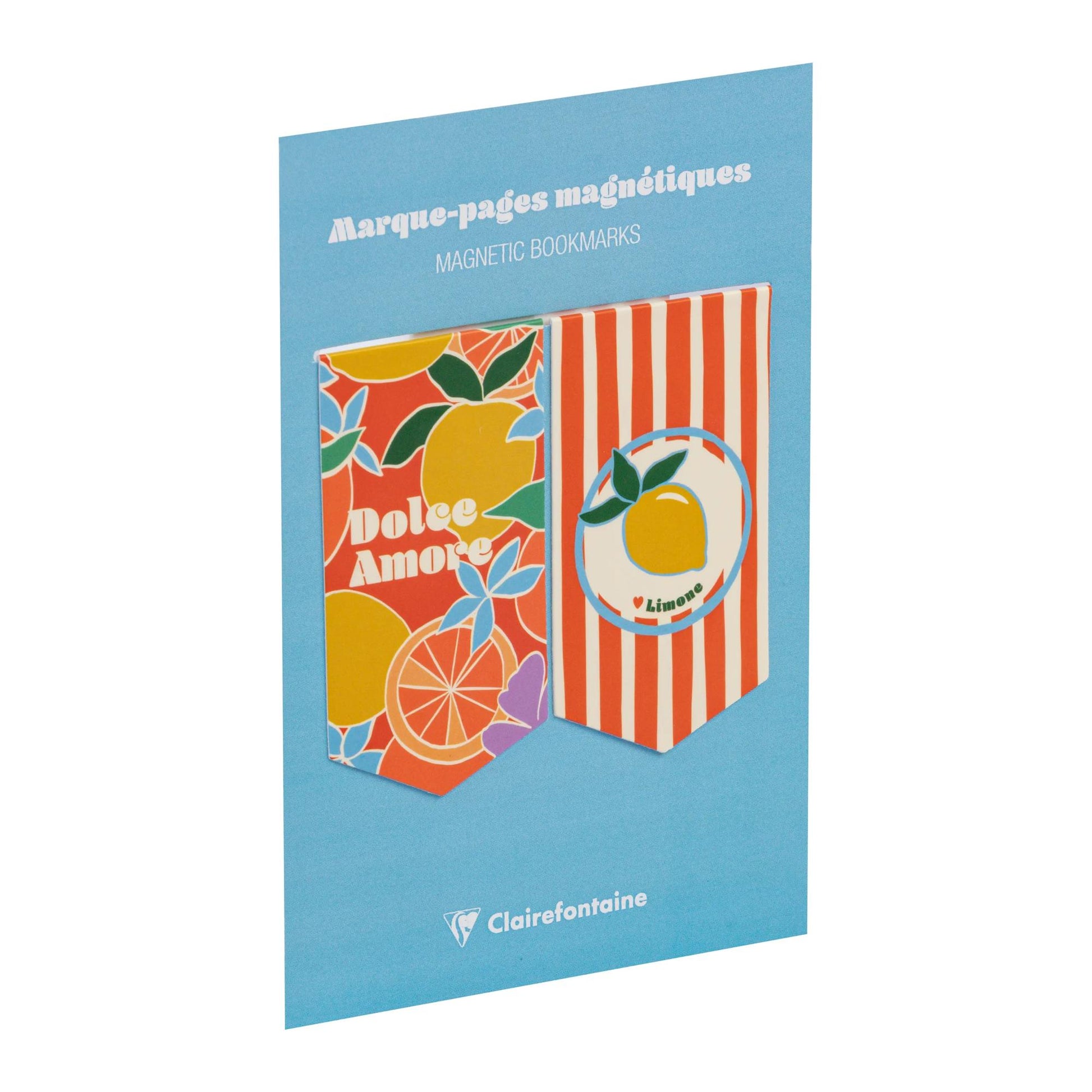 Clairefontaine Dolce Amore Set of 2 Magnetic Bookmarks