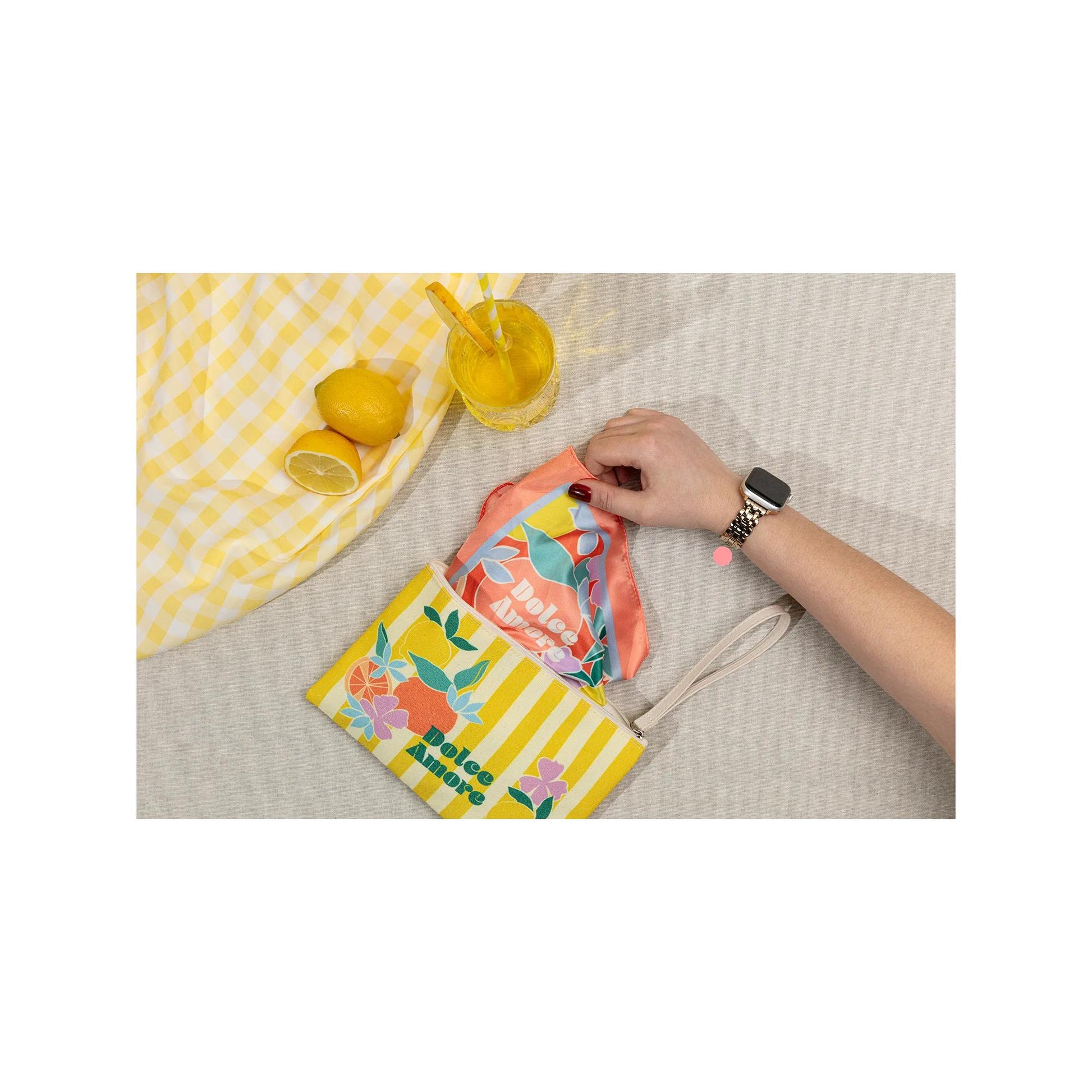 Clairefontaine Dolce Amore Satin Scarf