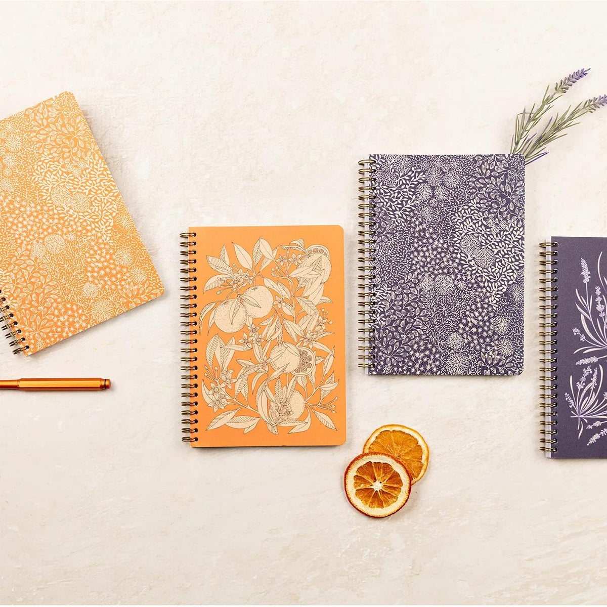 Clairefontaine Garden of Senses Wirebound Notebook A5 Lined (4 Cover Designs)