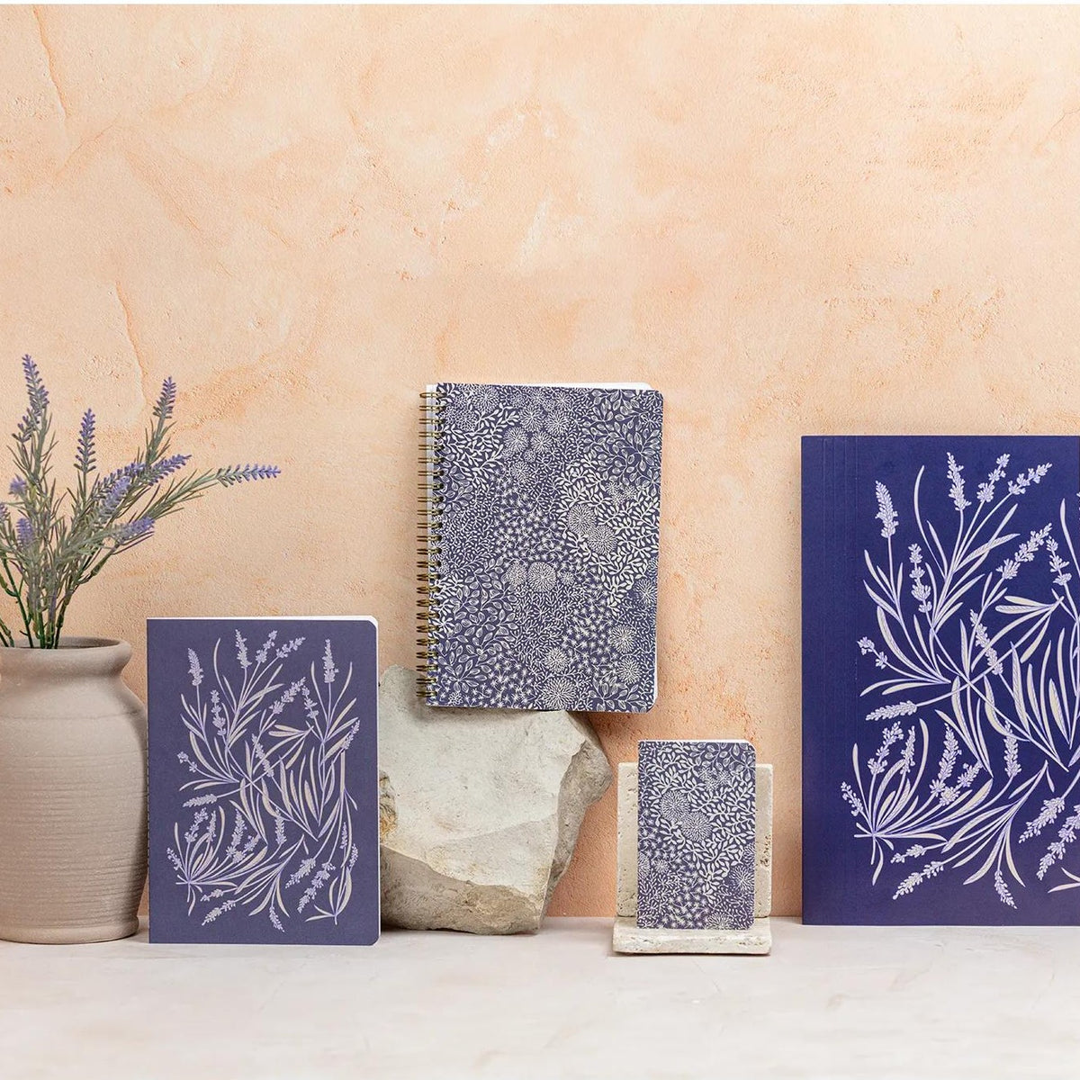 Clairefontaine Garden of Senses Set of 2 Stitched Notebooks A6 Lined (2 Designs)