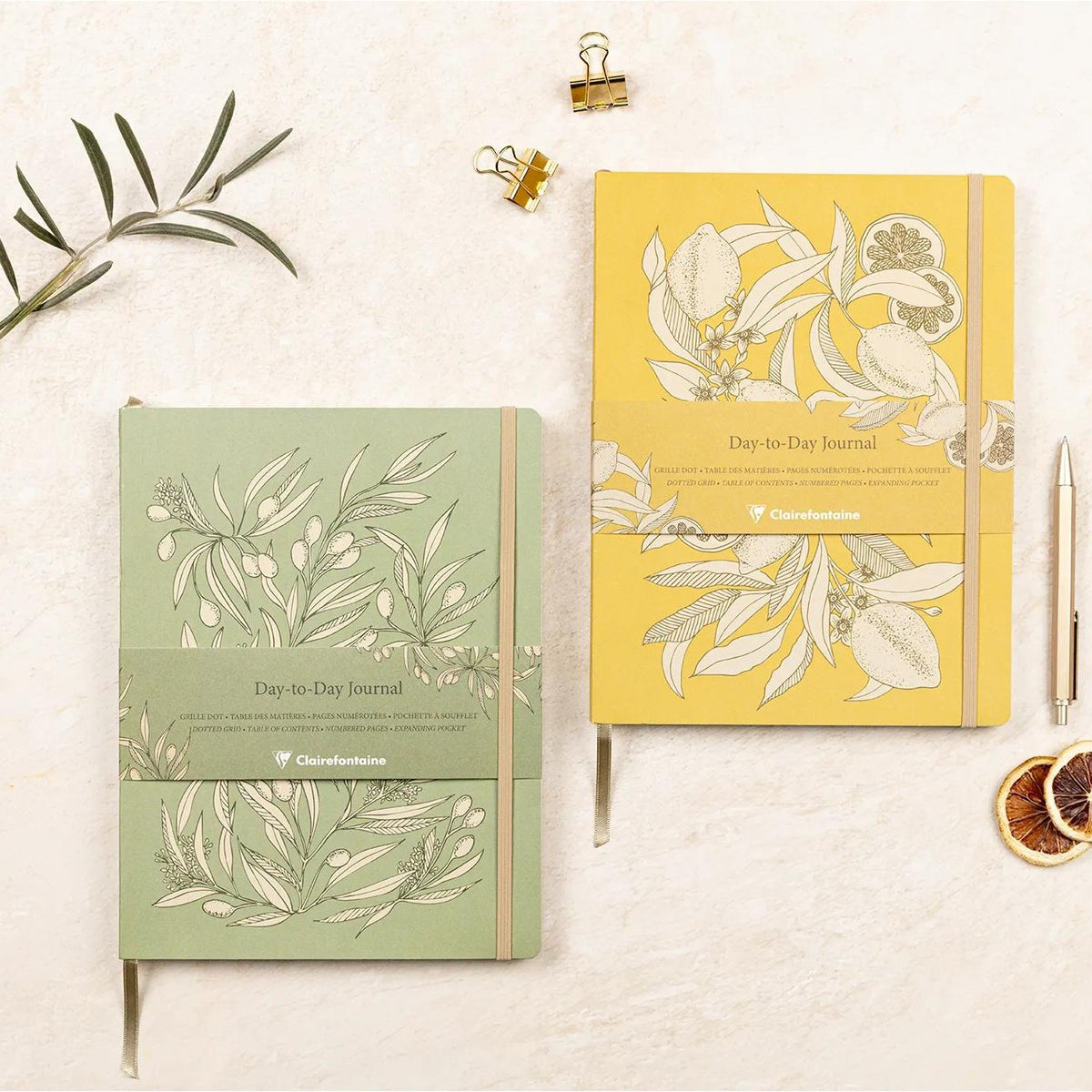 Clairefontaine Garden of Senses Day-to-Day Journal B5