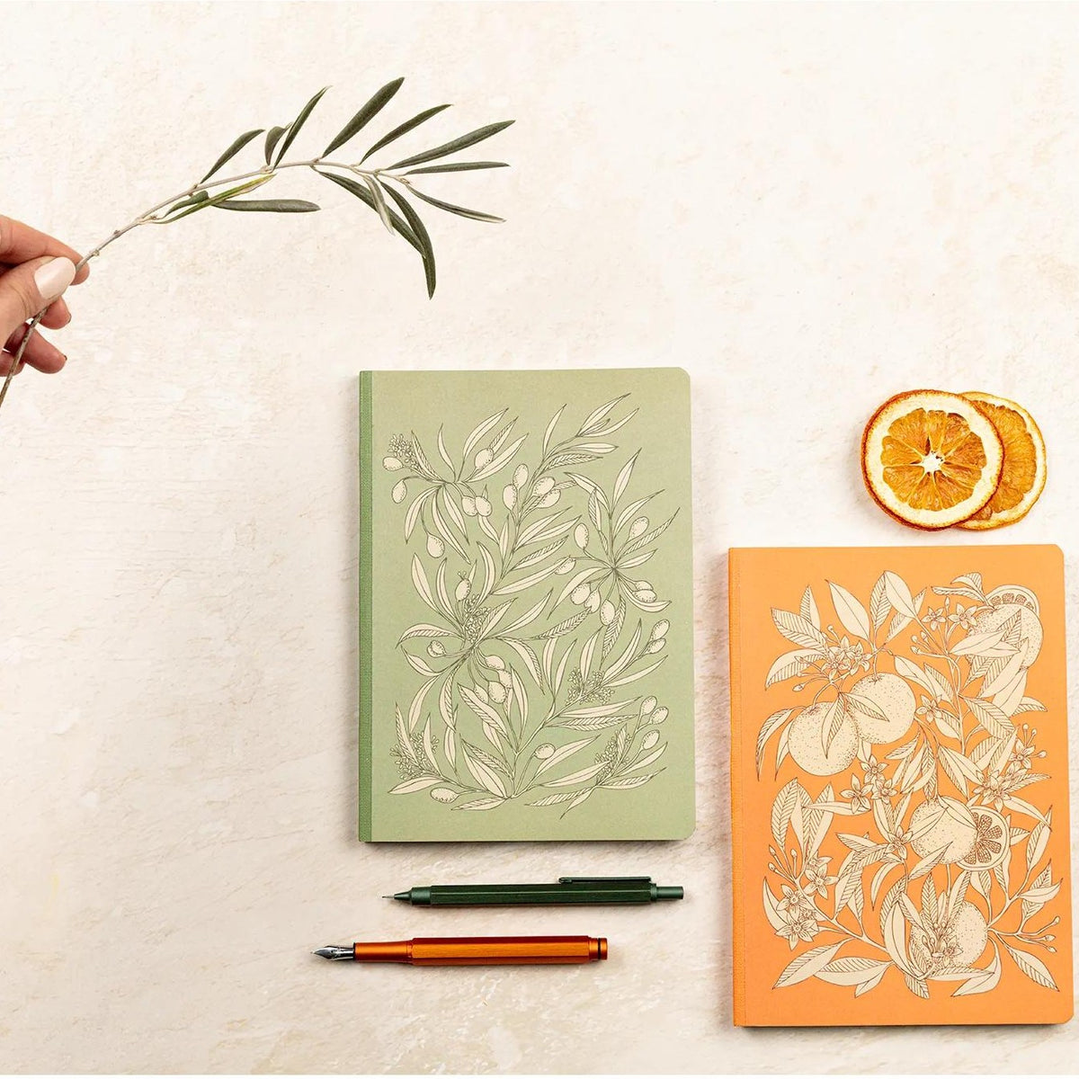 Clairefontaine Garden of Senses Softcover Notebook A5 Lined (2 Cover Designs)