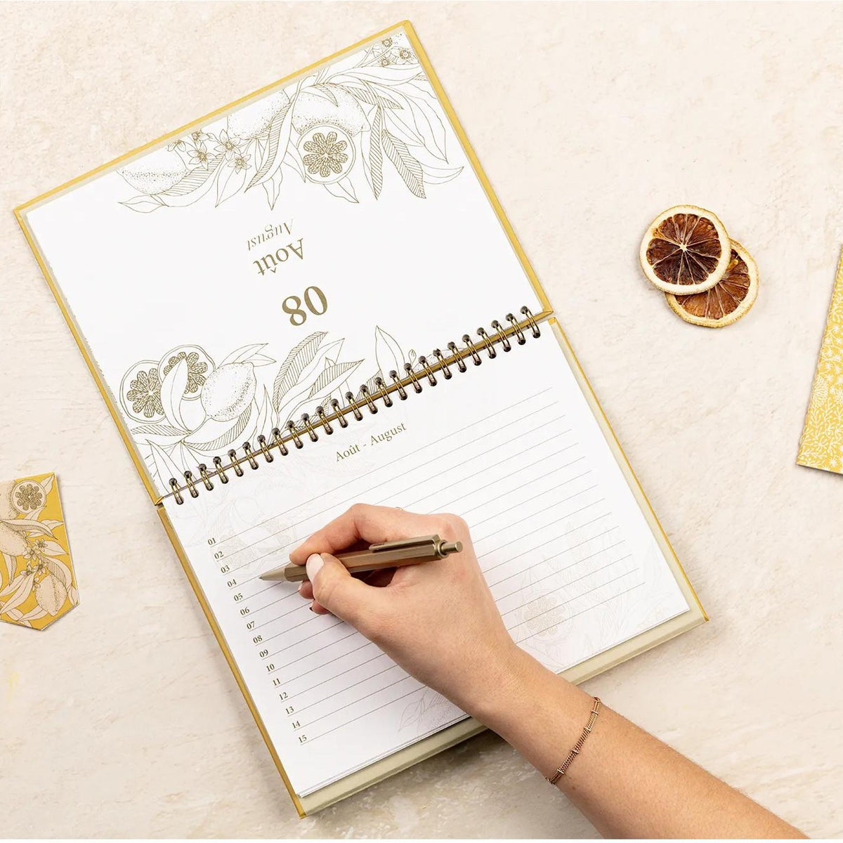 Clairefontaine Garden of Senses Birthday Calendar