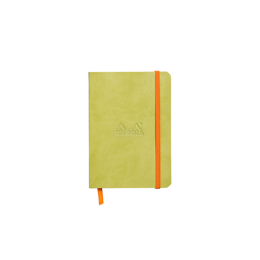 Rhodiarama Classic Softcover Notebook A6 Lined Anise Green
