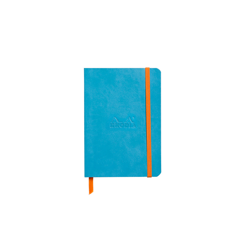 Rhodiarama Classic Softcover Notebook A6 Lined Turquoise