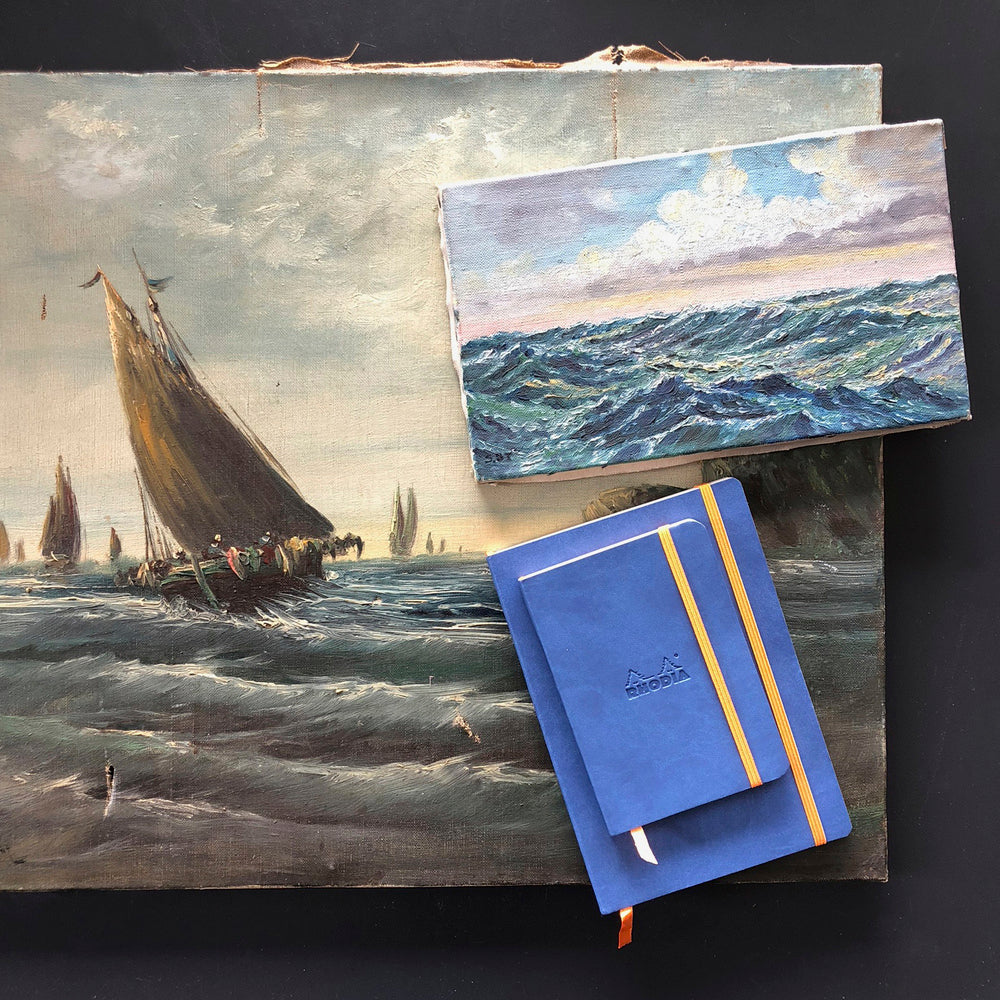 Rhodiarama Classic Softcover Notebook A6 Lined Sapphire