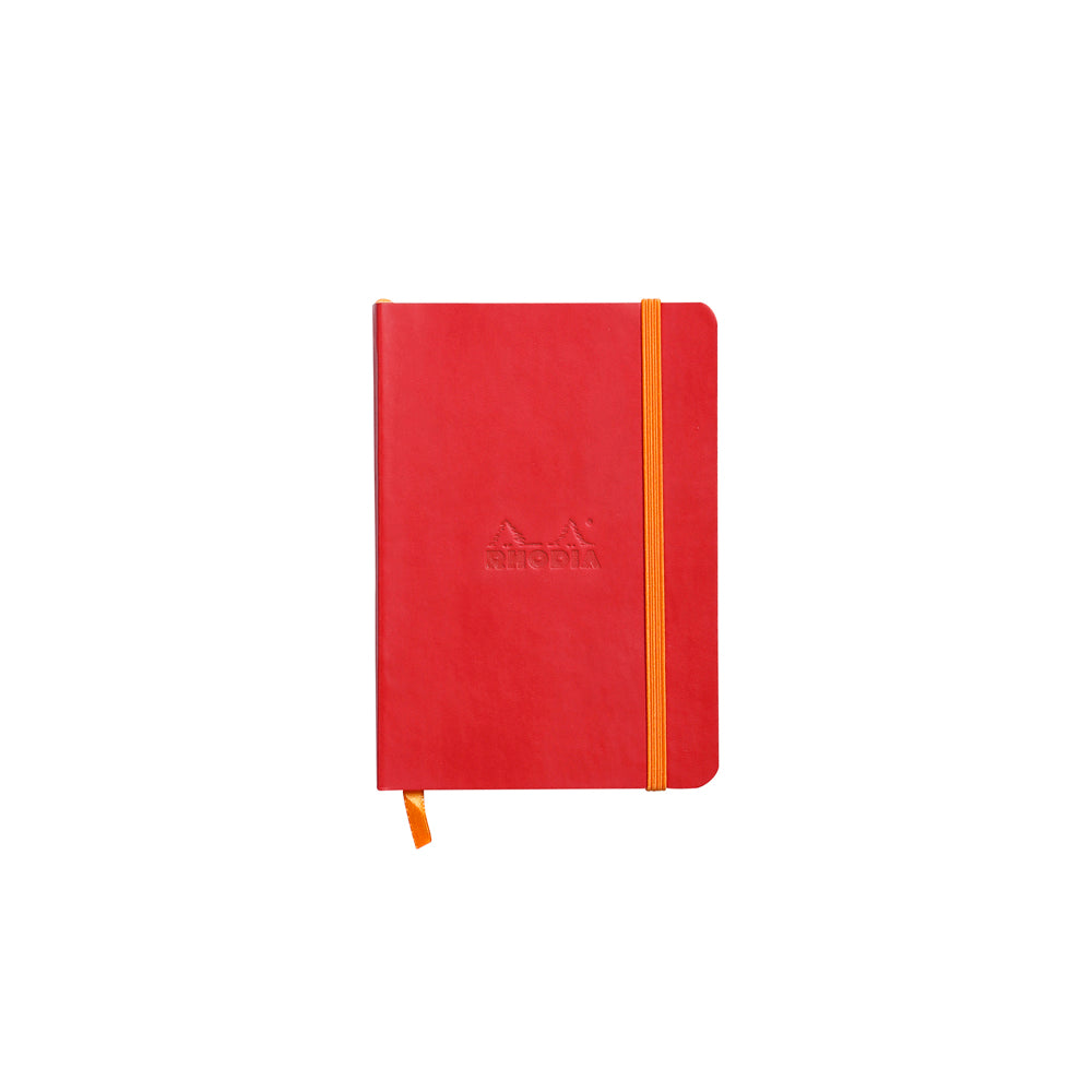 Rhodiarama Classic Softcover Notebook A6 Lined Poppy Red