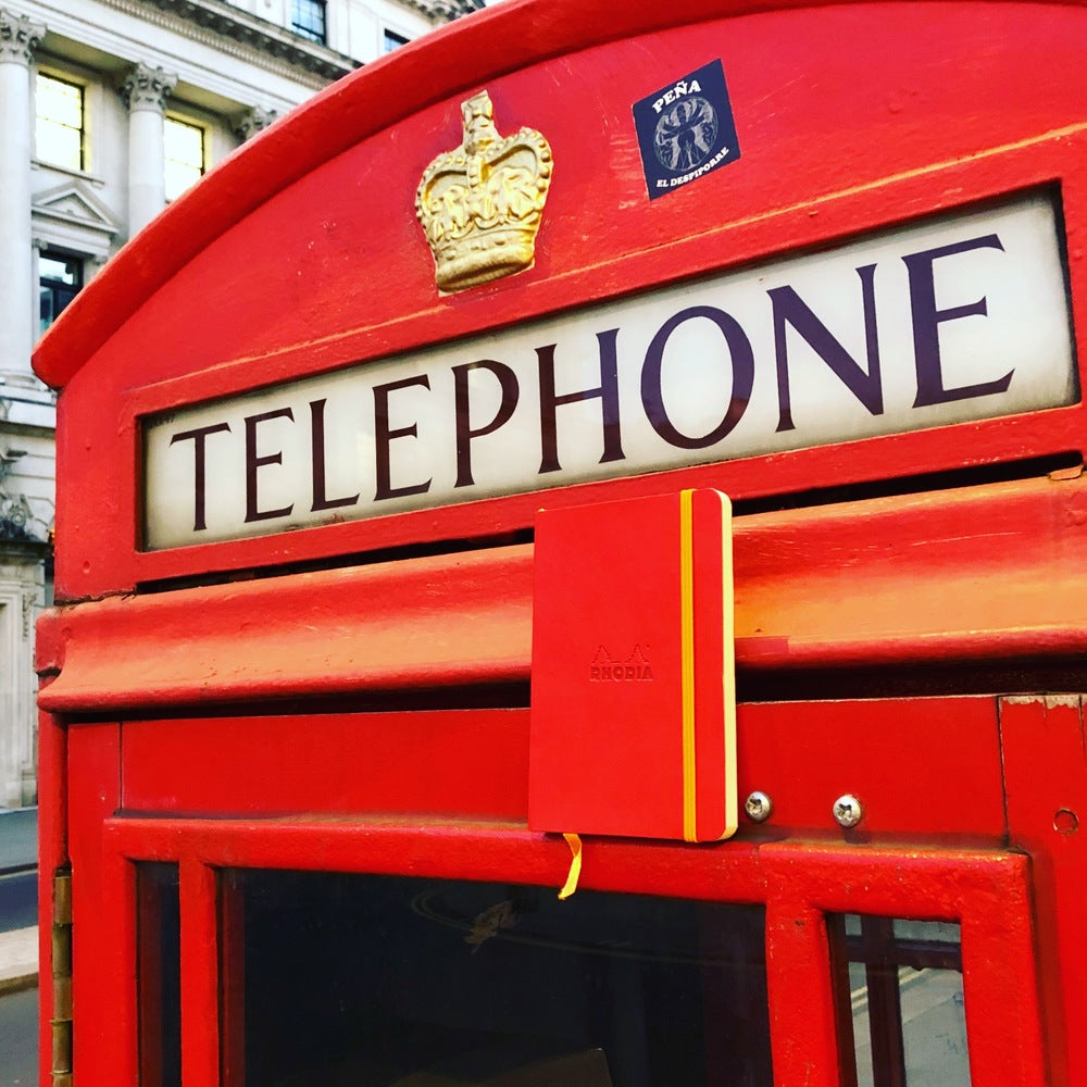 Rhodiarama Classic Softcover Notebook A6 Lined Poppy Red