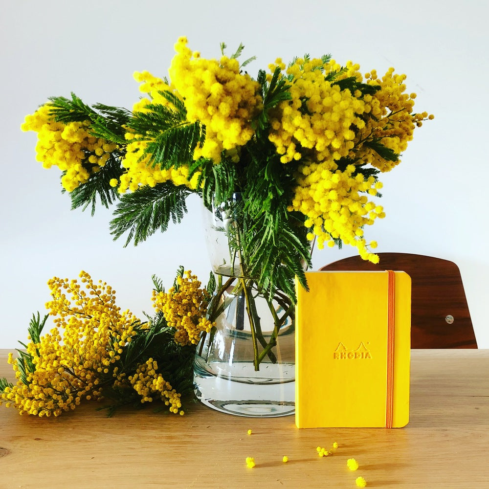 Rhodiarama Classic Softcover Notebook A6 Lined Daffodil